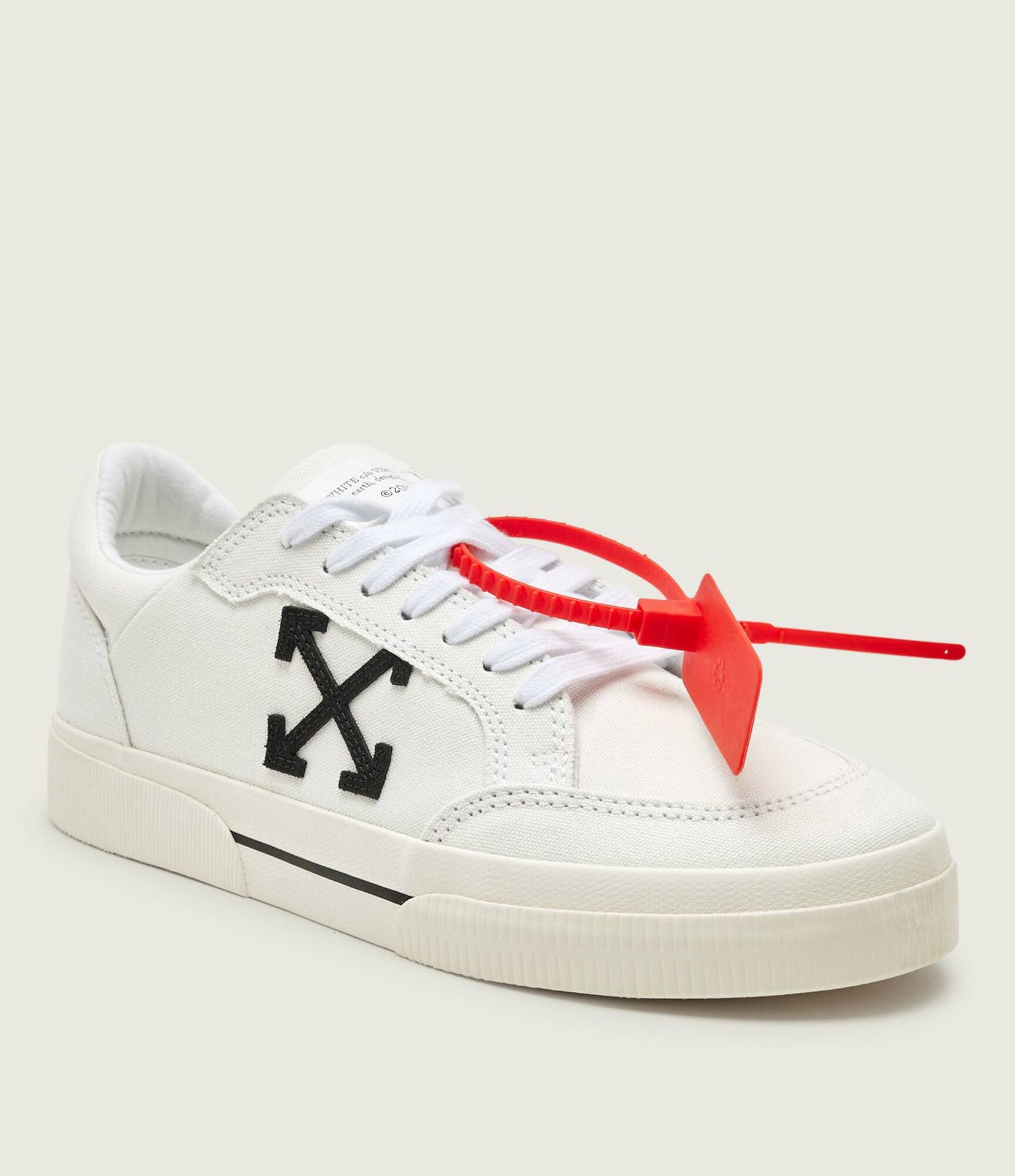 OFF-WHITE Tenisówki M-VULC LOW z dodatkiem skóry