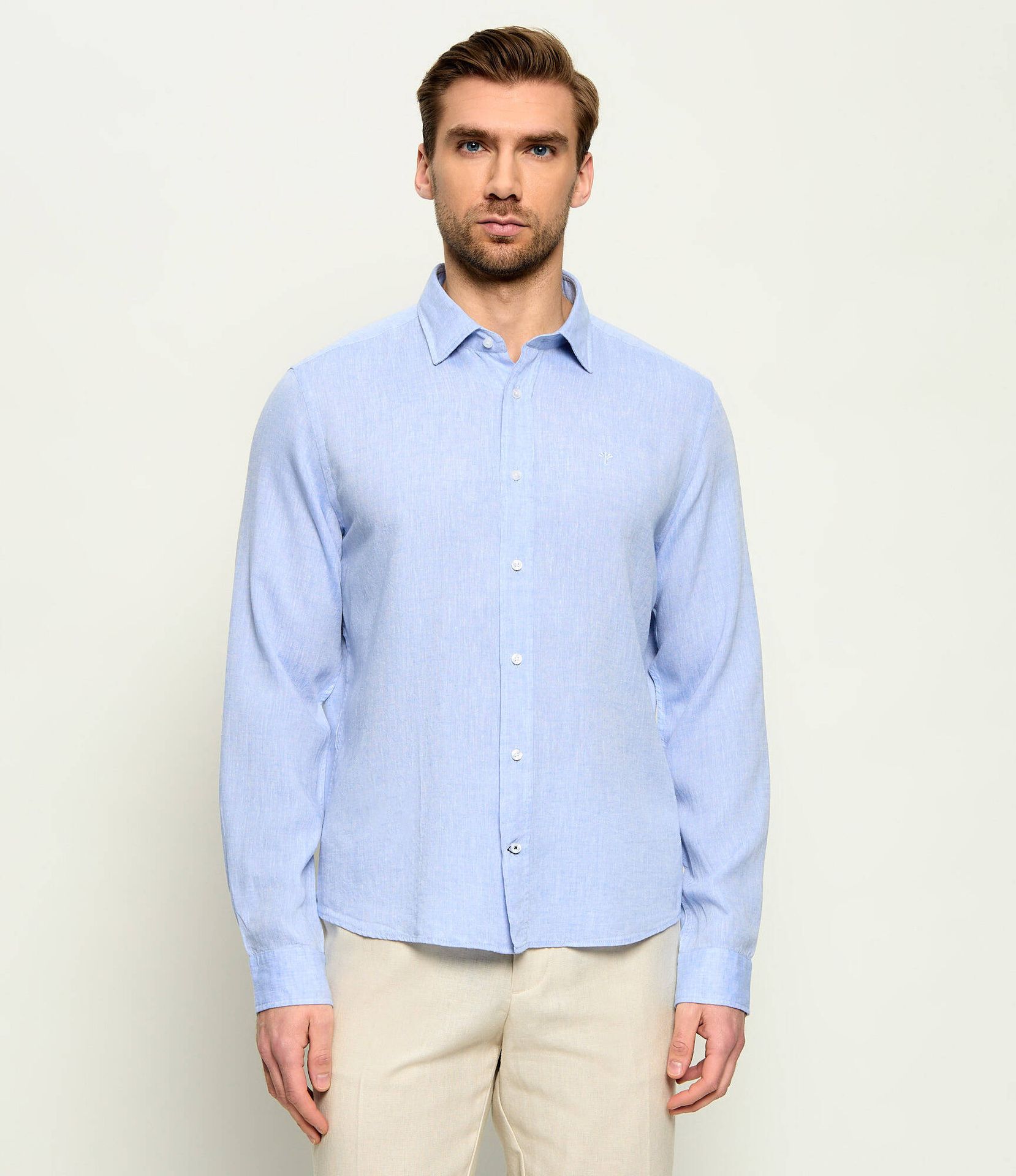 Joop! Koszula Mike Casual fit z dodatkiem lnu
