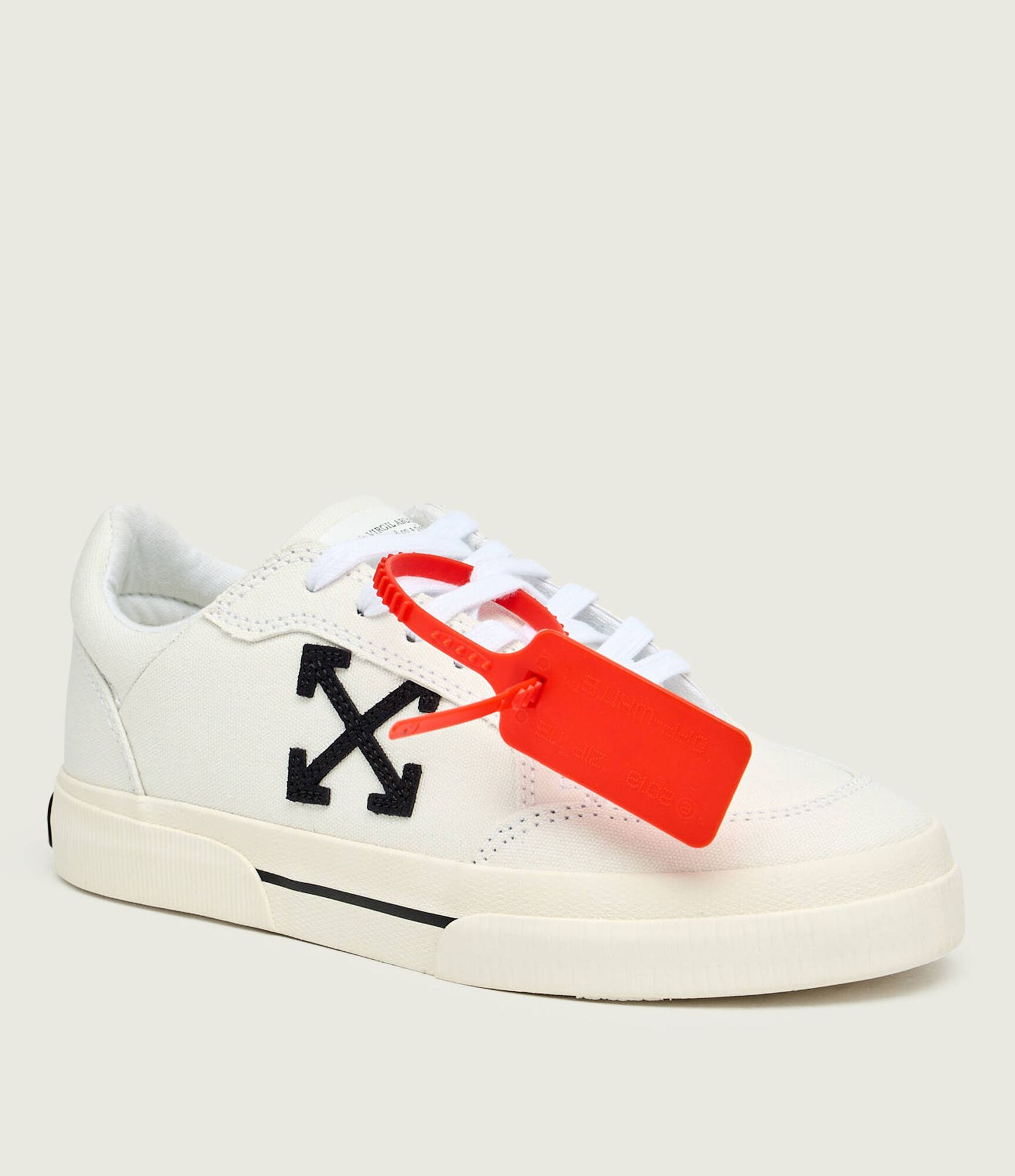 OFF-WHITE Tenisówki z dodatkiem skóry