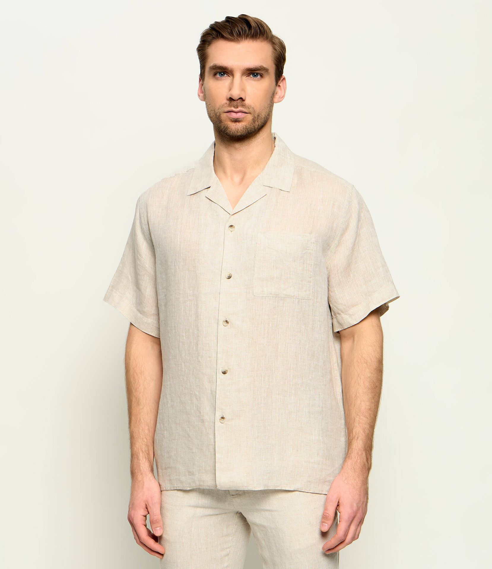 Sand Copenhagen Lniana koszula 3464 M - Chad Relaxed fit