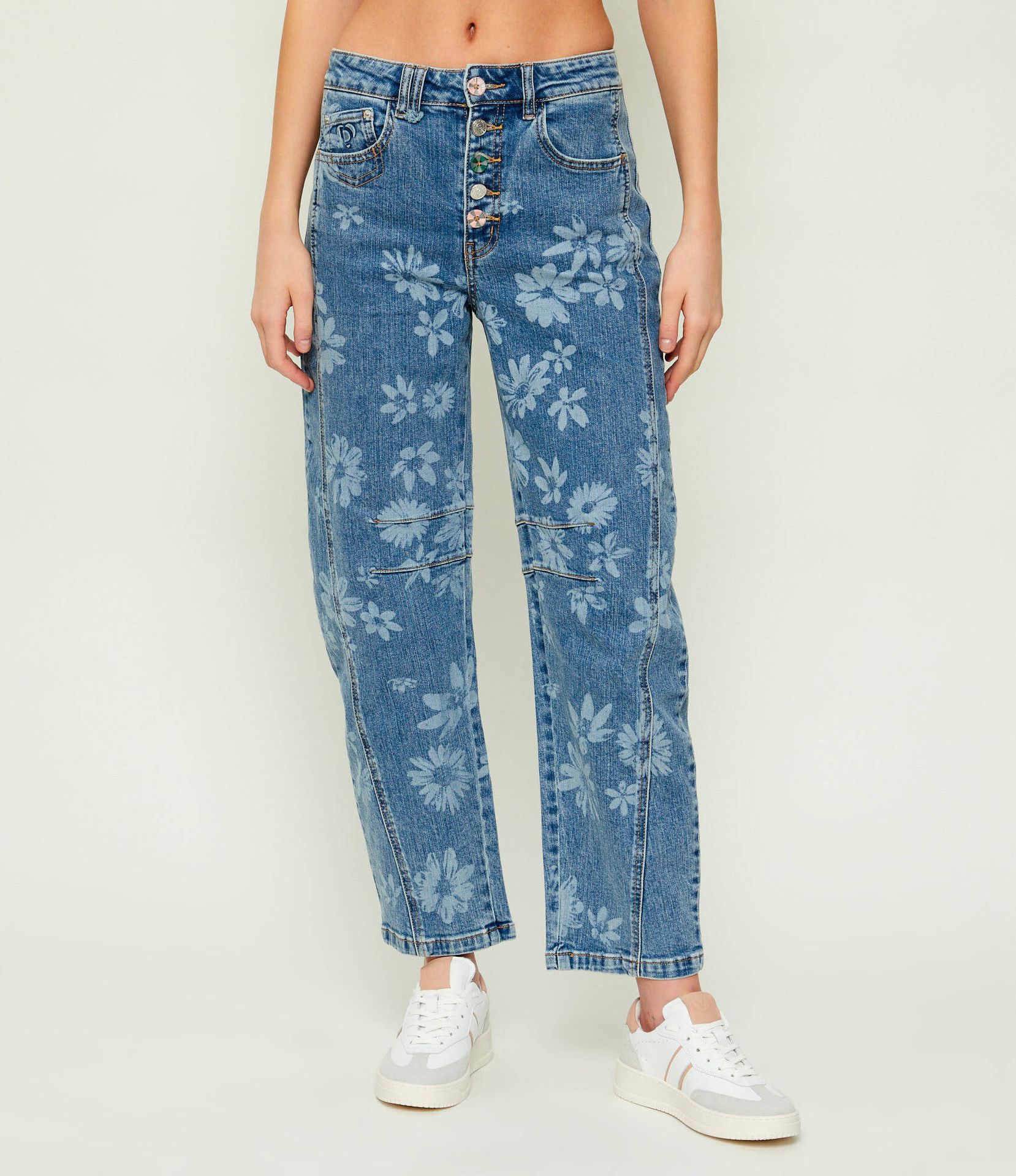 Desigual Jeansy MAGGI Mom Fit