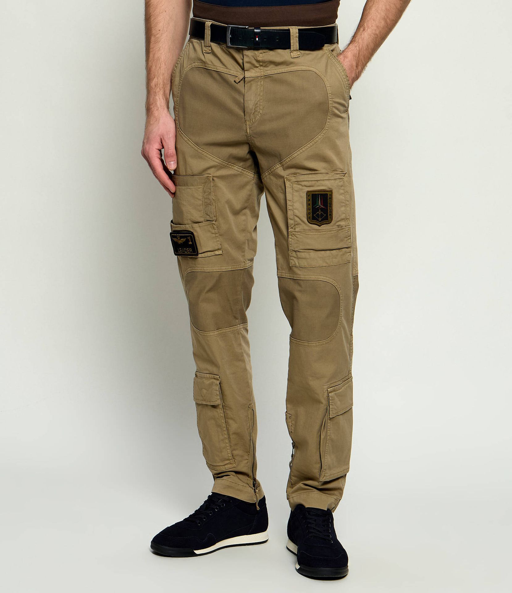 Aeronautica Militare Spodnie cargo ANTI-G Straight fit