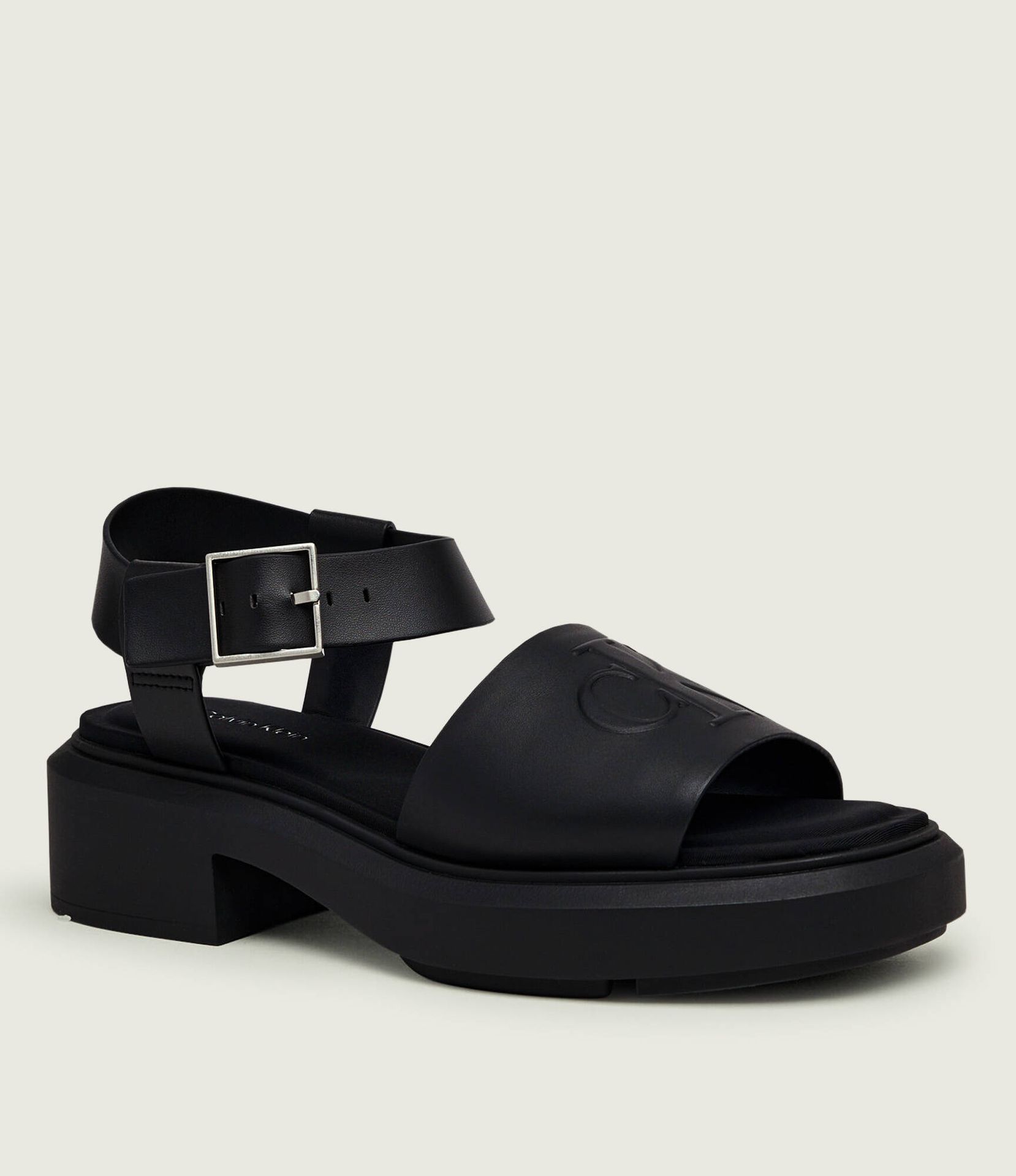 Calvin Klein Skórzane sandały