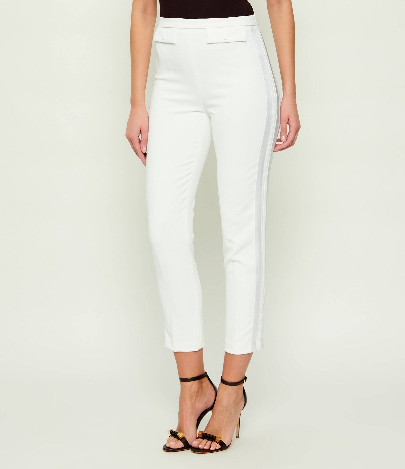 Elisabetta Franchi Spodnie cygaretki Slim Fit