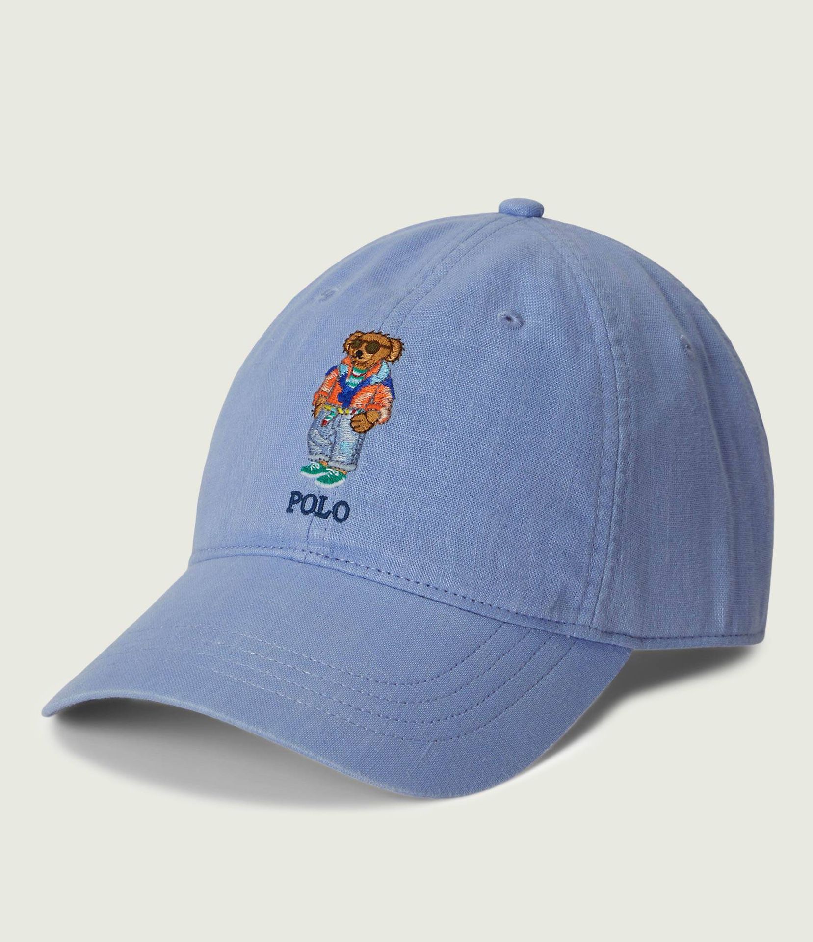 POLO RALPH LAUREN Lniana bejsbolówka