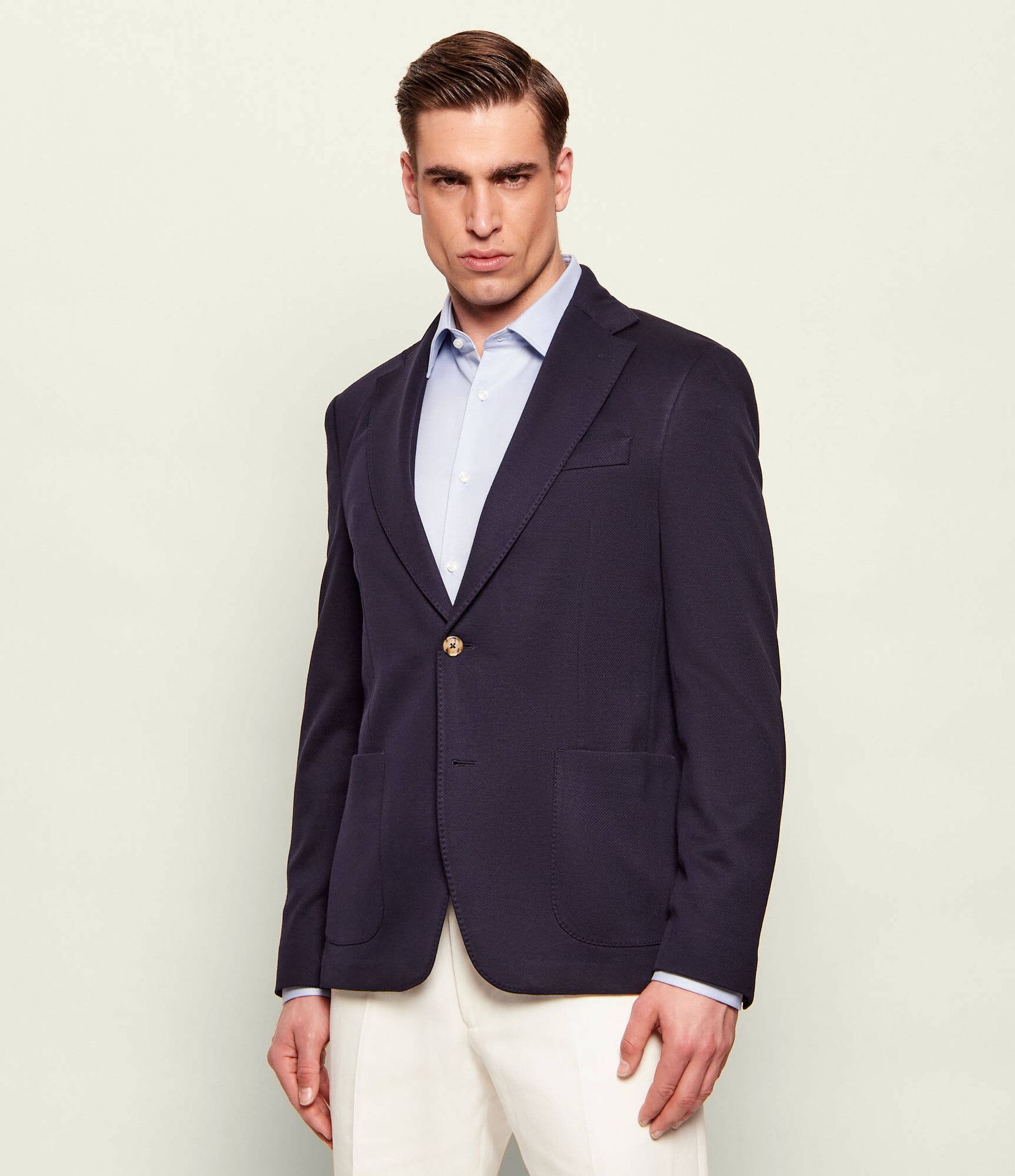 Sand Copenhagen Wełniana marynarka Star Easy Slim Fit