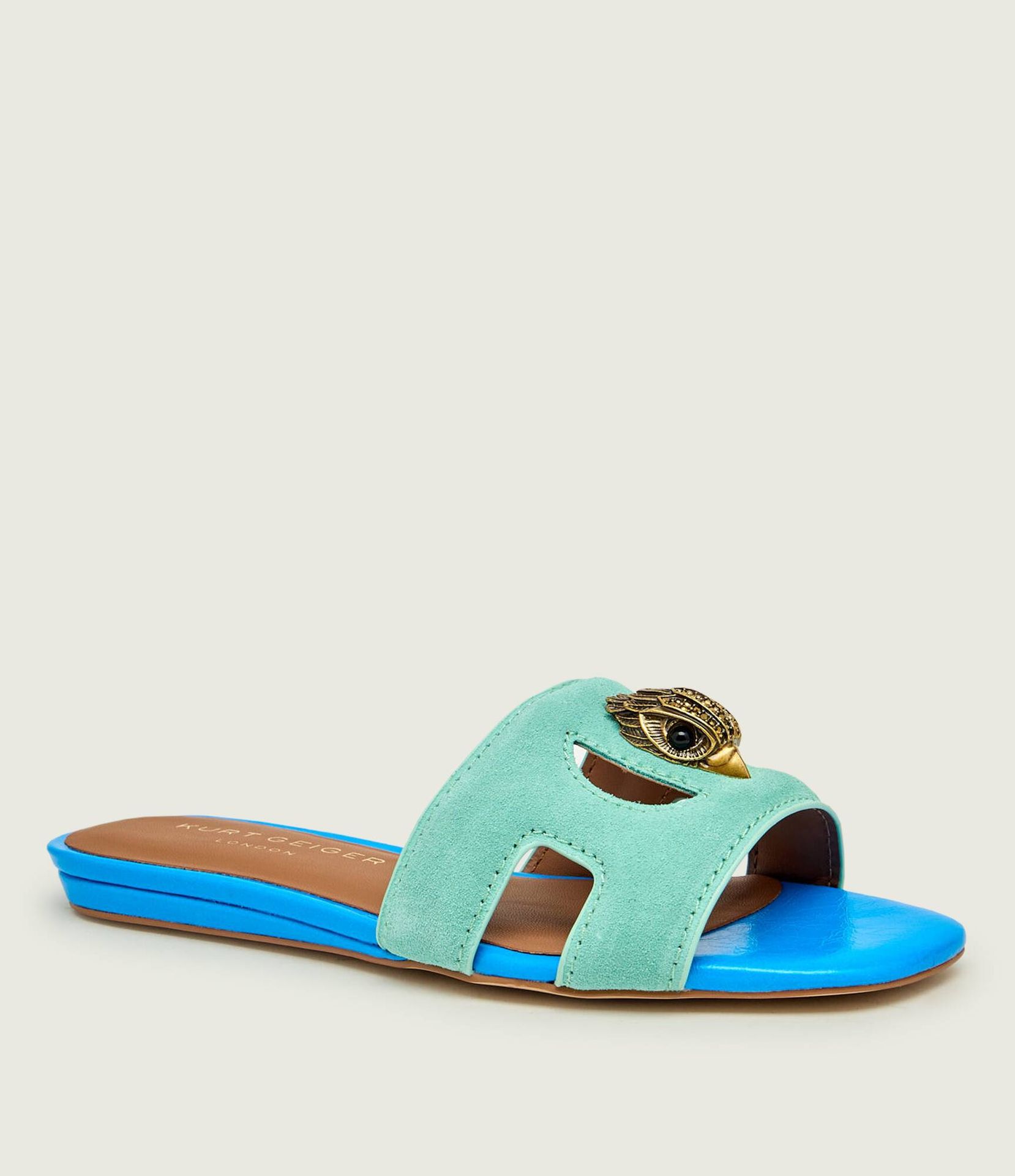Kurt Geiger Klapki EAGLE zamsz