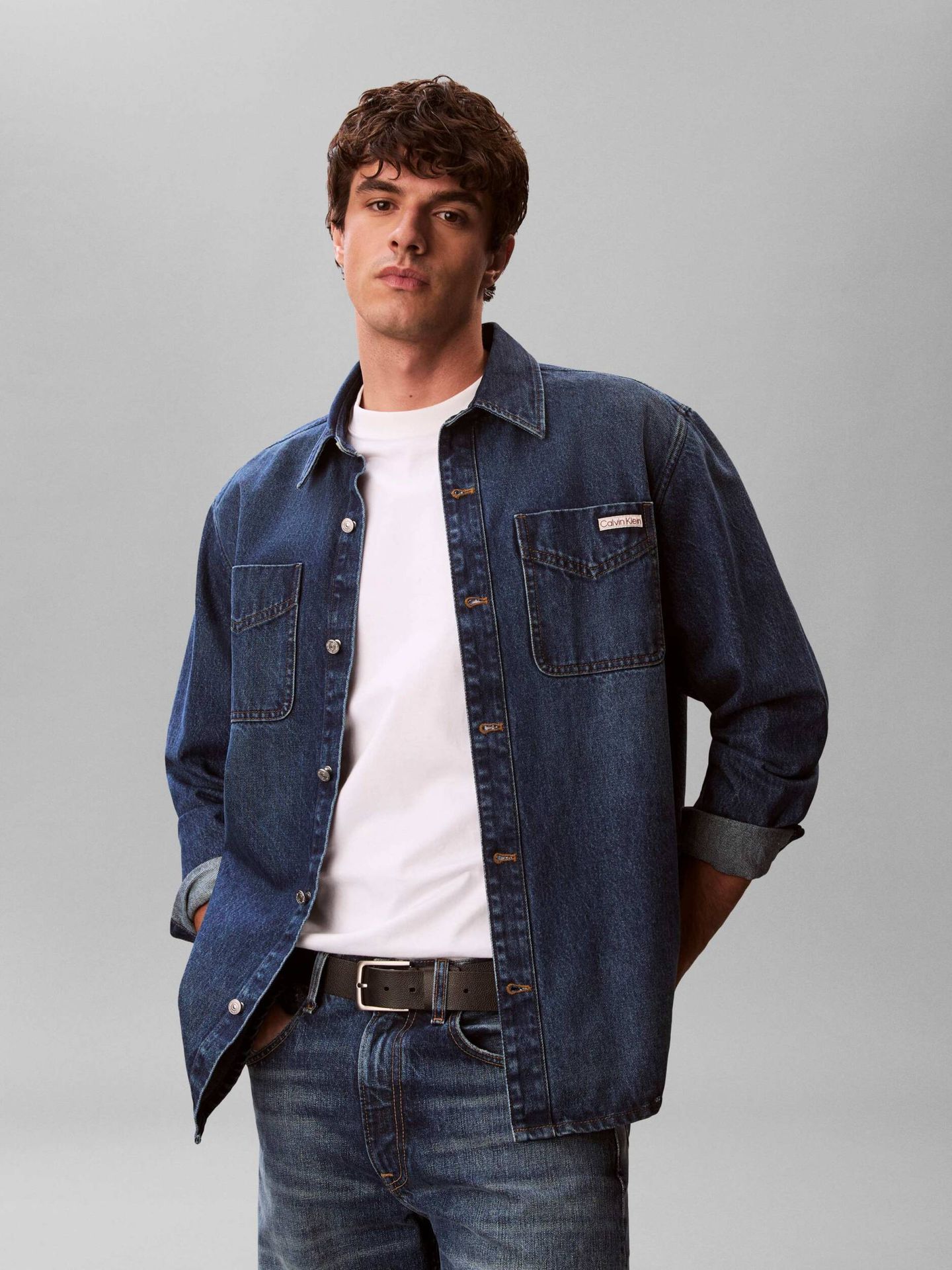 Calvin Klein Jeans Kurtka jeansowa 90S HORIZON Regular Fit