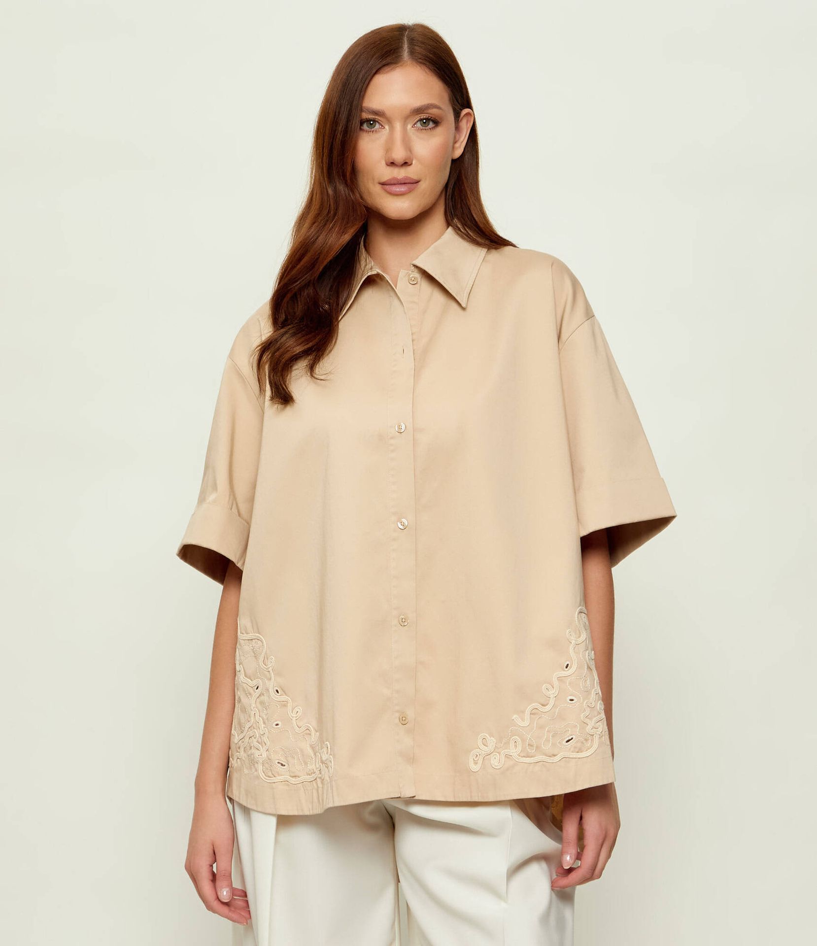 BOSS ORANGE Koszula C_Balembroi Loose fit