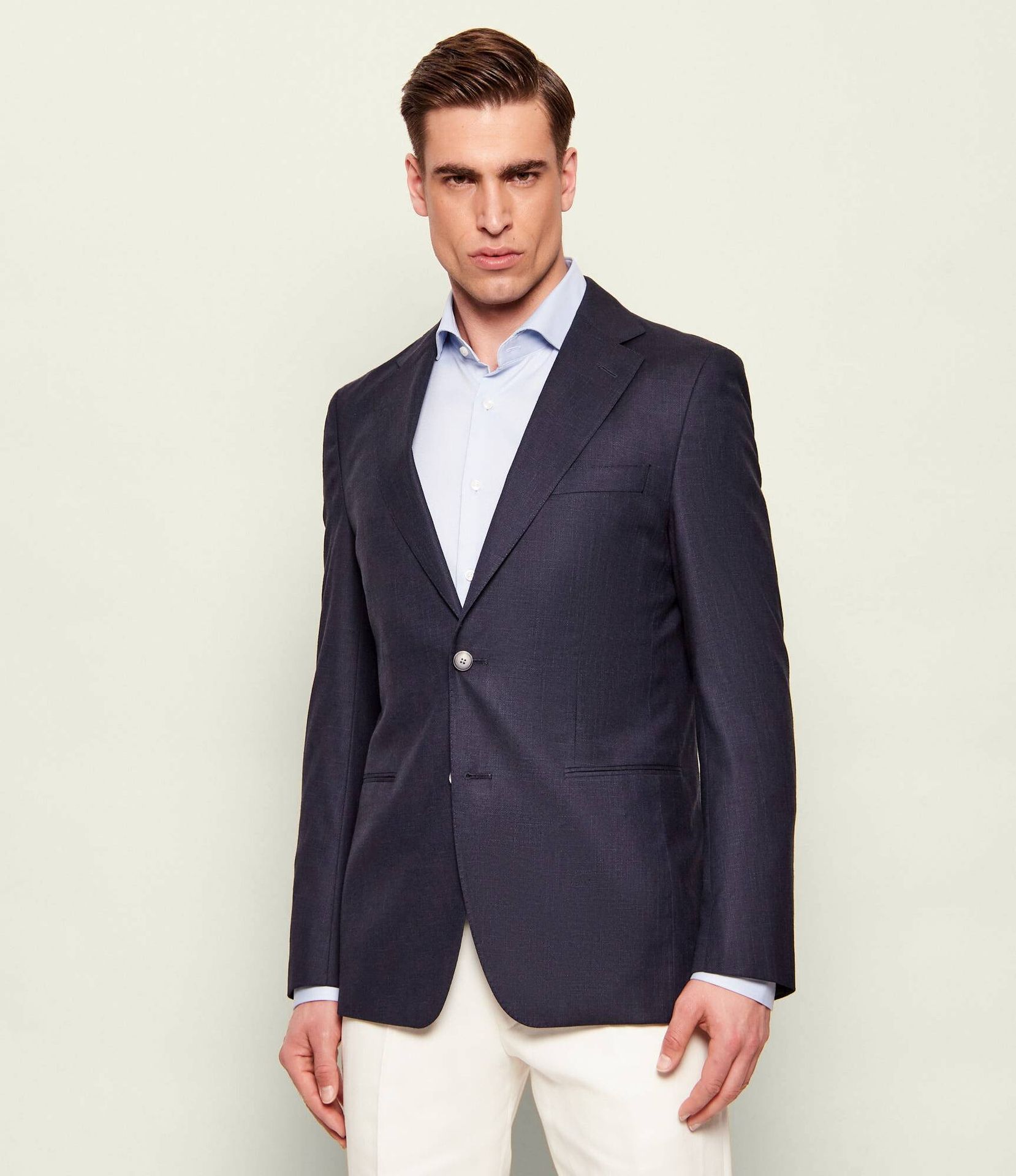 BOSS BLACK Marynarka C-Huge-261 Slim Fit z dodatkiem wełny