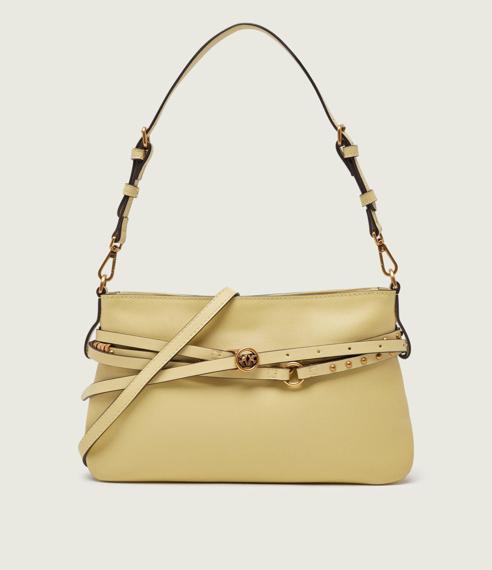 Pinko Skórzana torebka na ramię BELT BAG MINI