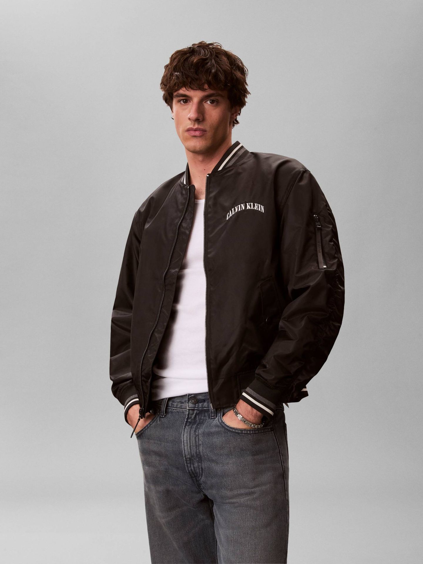 Calvin Klein Jeans Kurtka bomber GRAPHIC Regular Fit