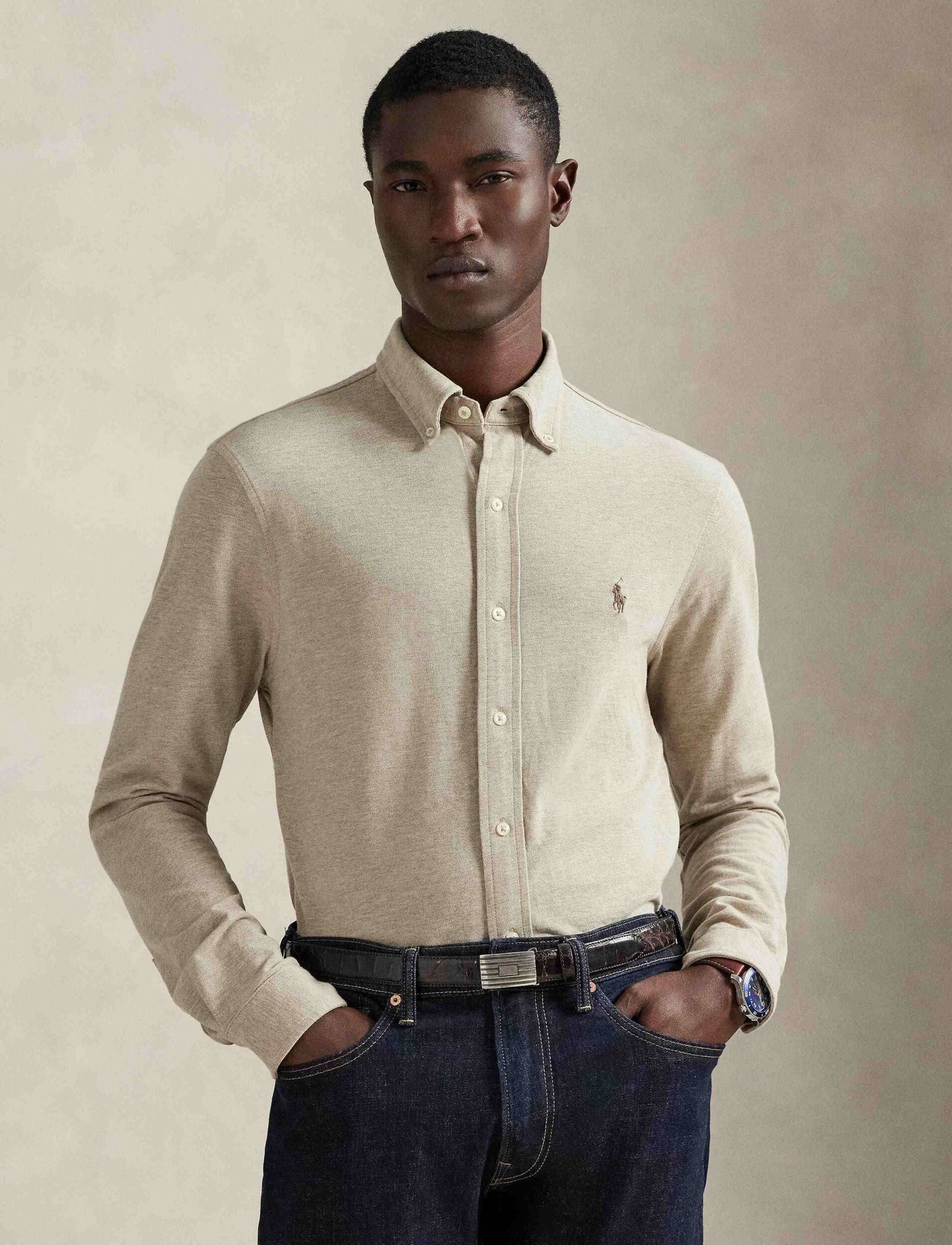 POLO RALPH LAUREN Koszula OXFORD Regular Fit feather weight twill