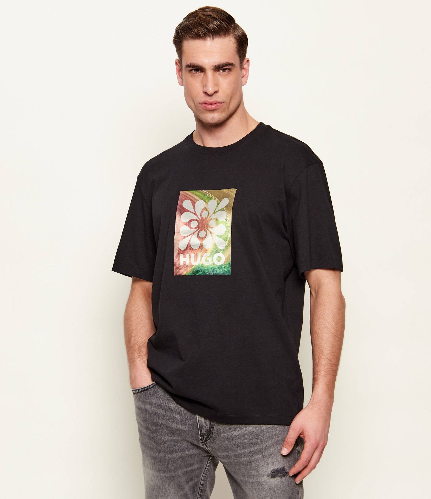 HUGO T-shirt Damoru Regular Fit