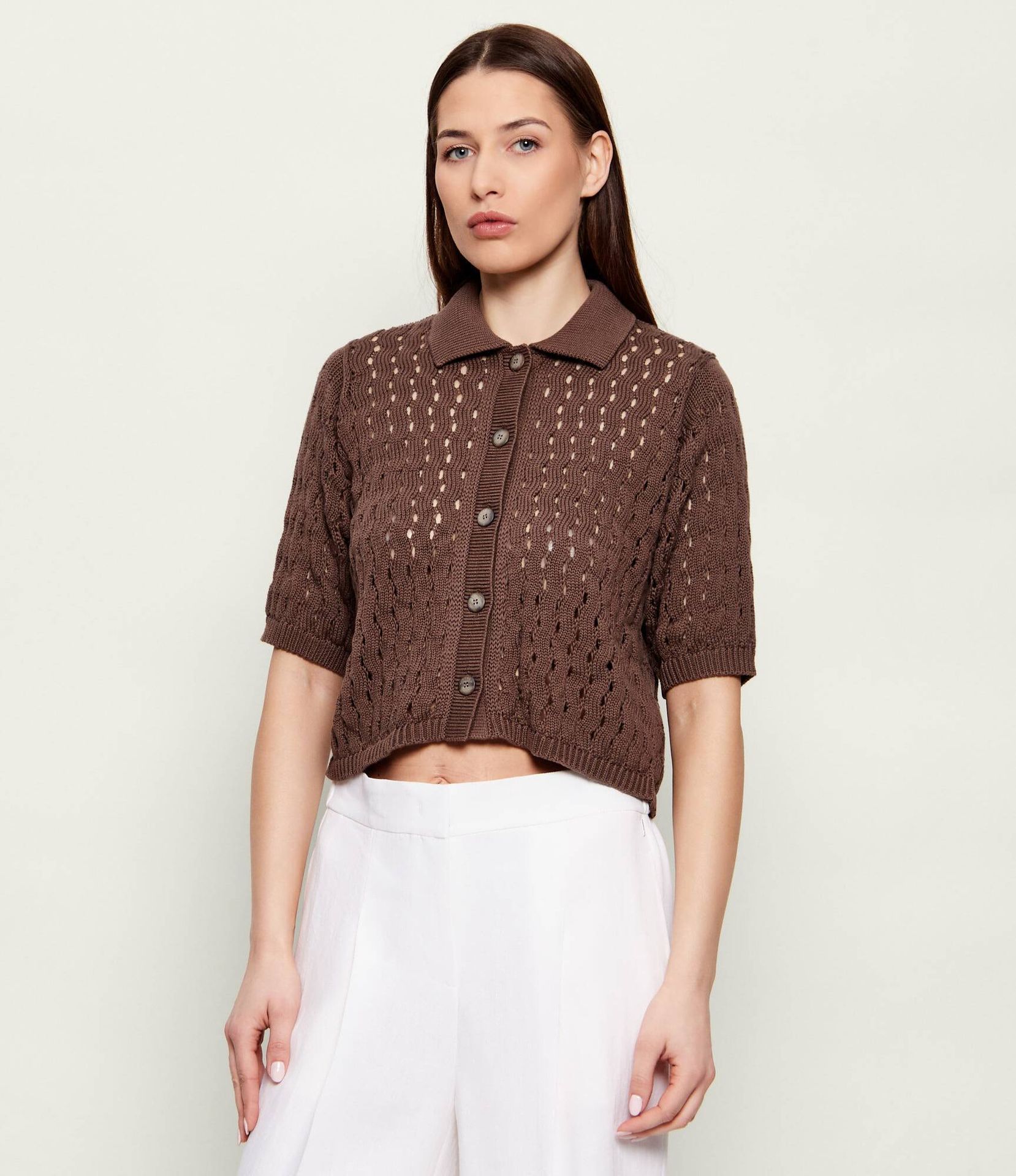 Marella SPORT Kardigan MLMVOTO Cropped Fit
