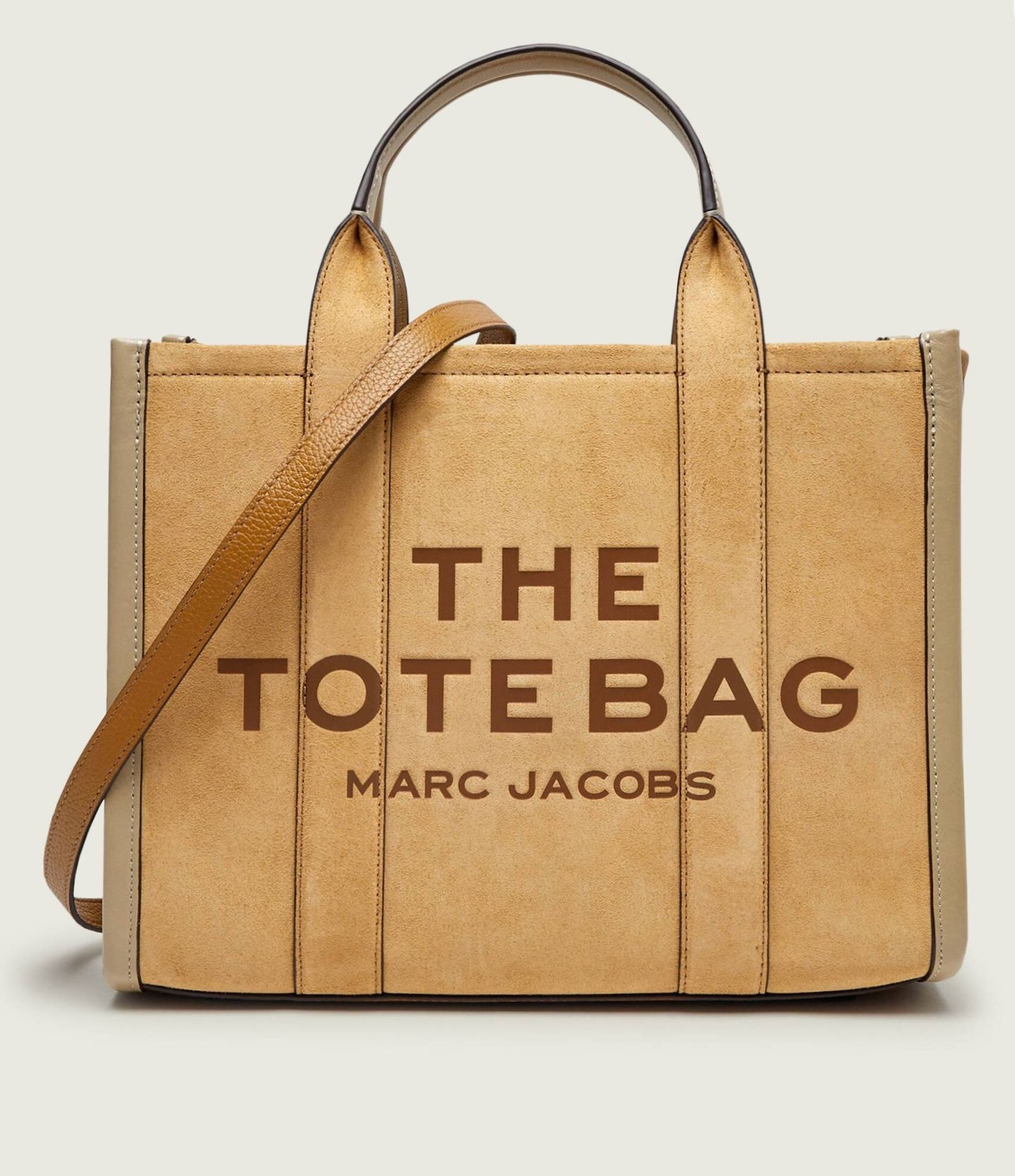 Marc Jacobs Shopperka The Suede Medium Tote Bag zamsz