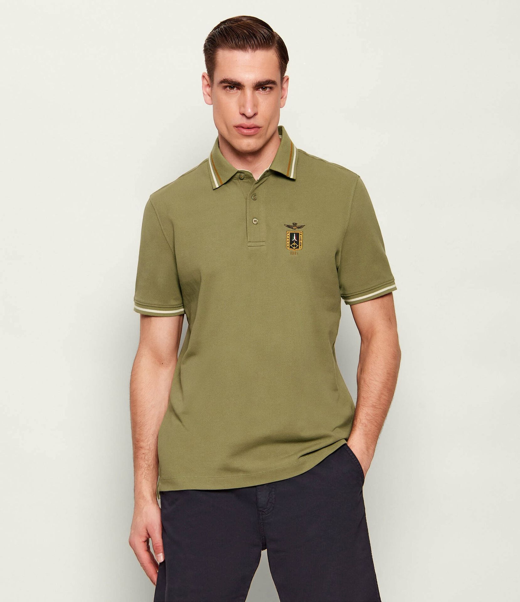 Aeronautica Militare Polo Slim Fit
