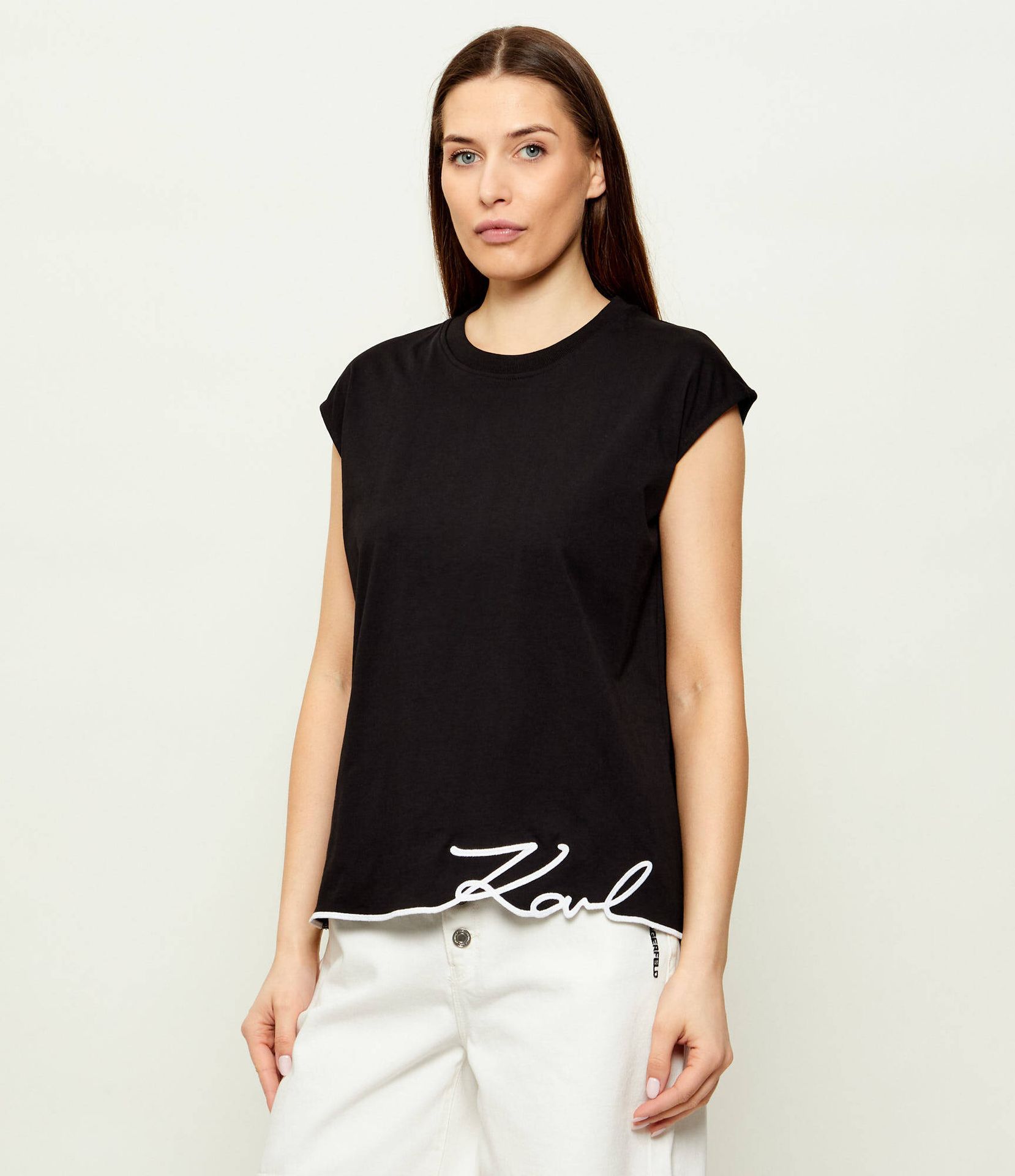 Karl Lagerfeld Top Signature Regular Fit