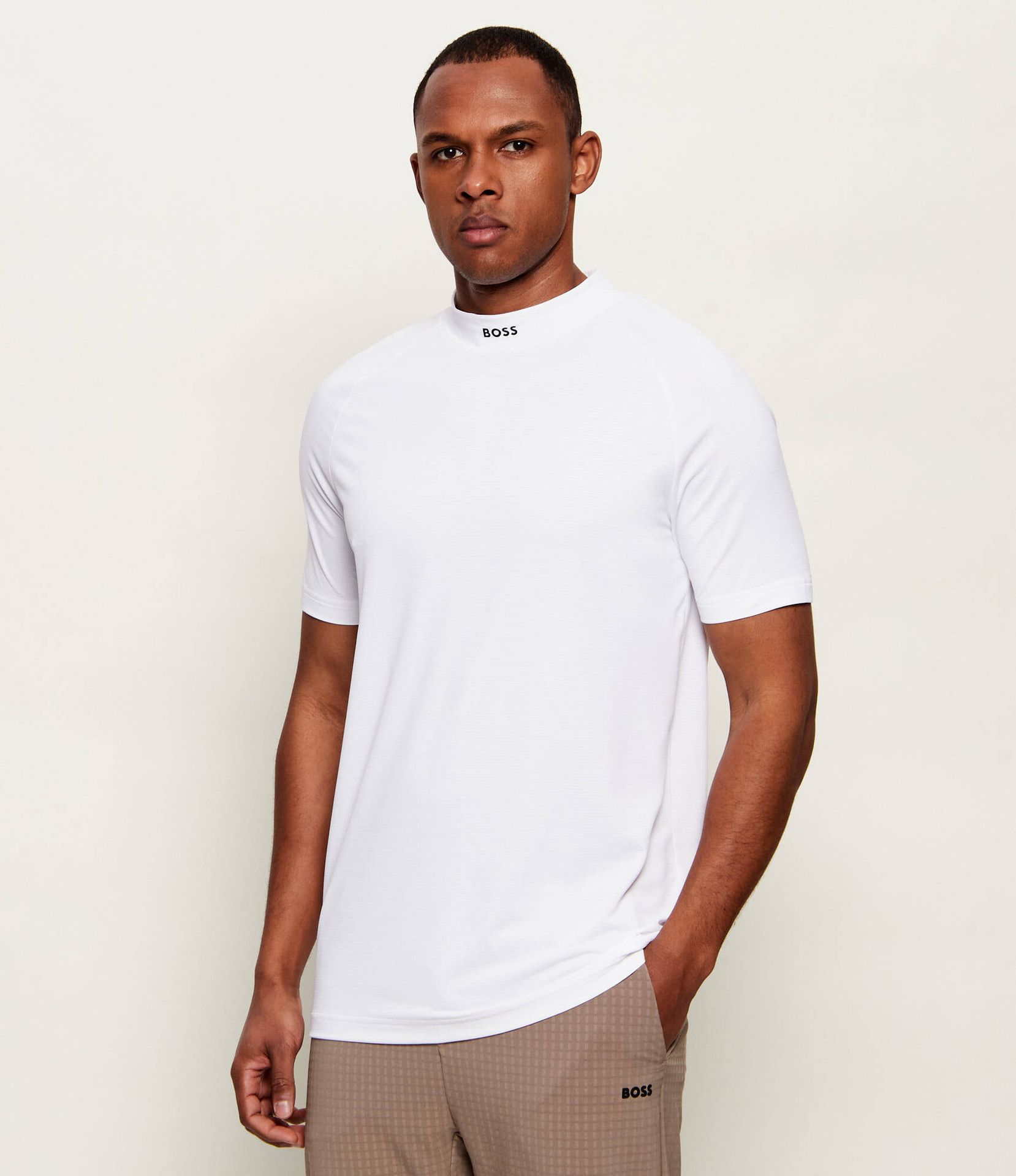 BOSS GREEN T-shirt TS_GOC Birdie Mock Slim Fit
