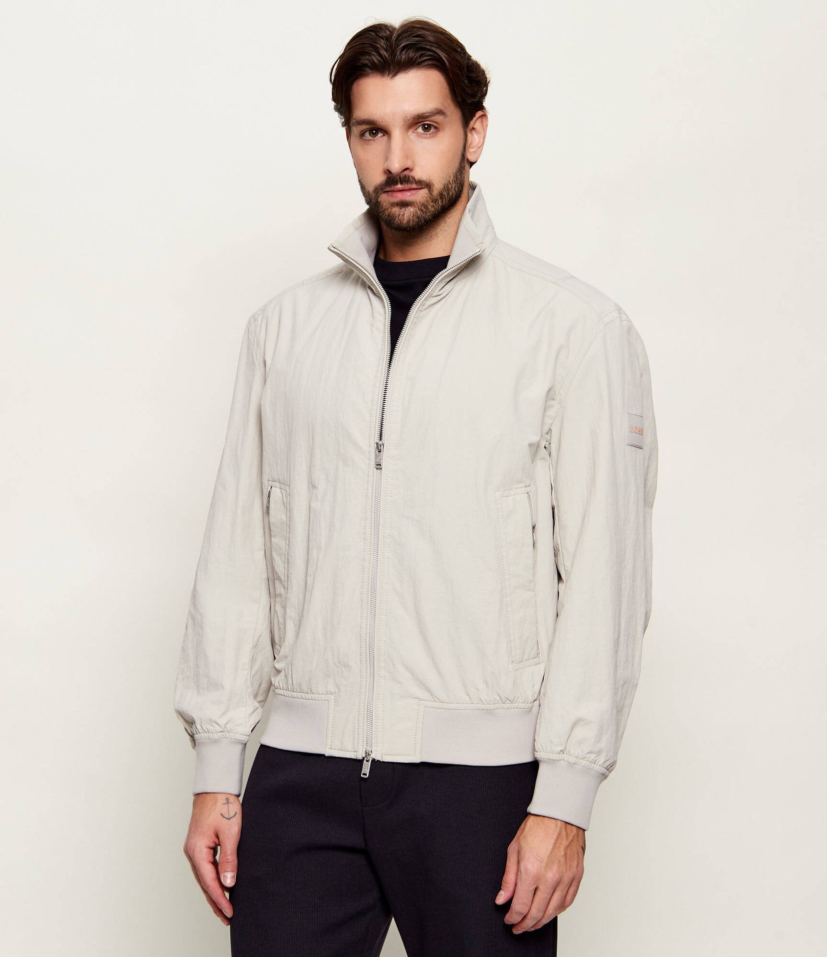 BOSS ORANGE Kurtka bomber Opens Relaxed fit