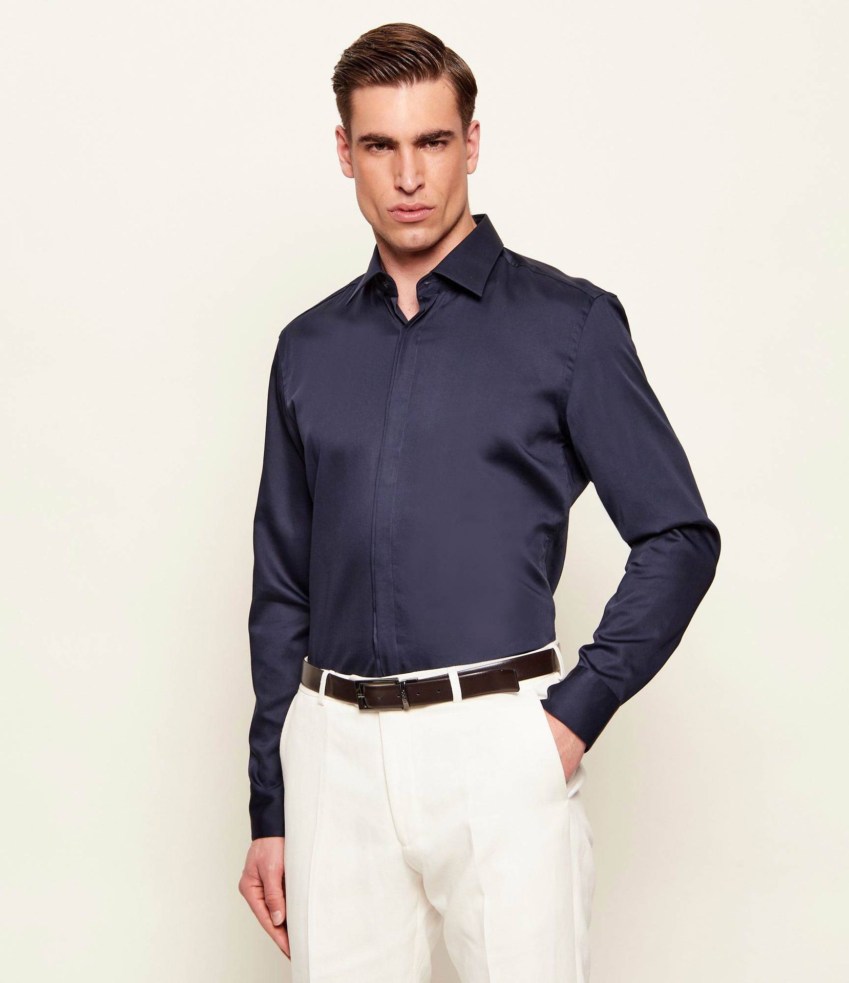 BOSS BLACK Koszula H-HANK-K-PARTY-261 Slim Fit easy iron