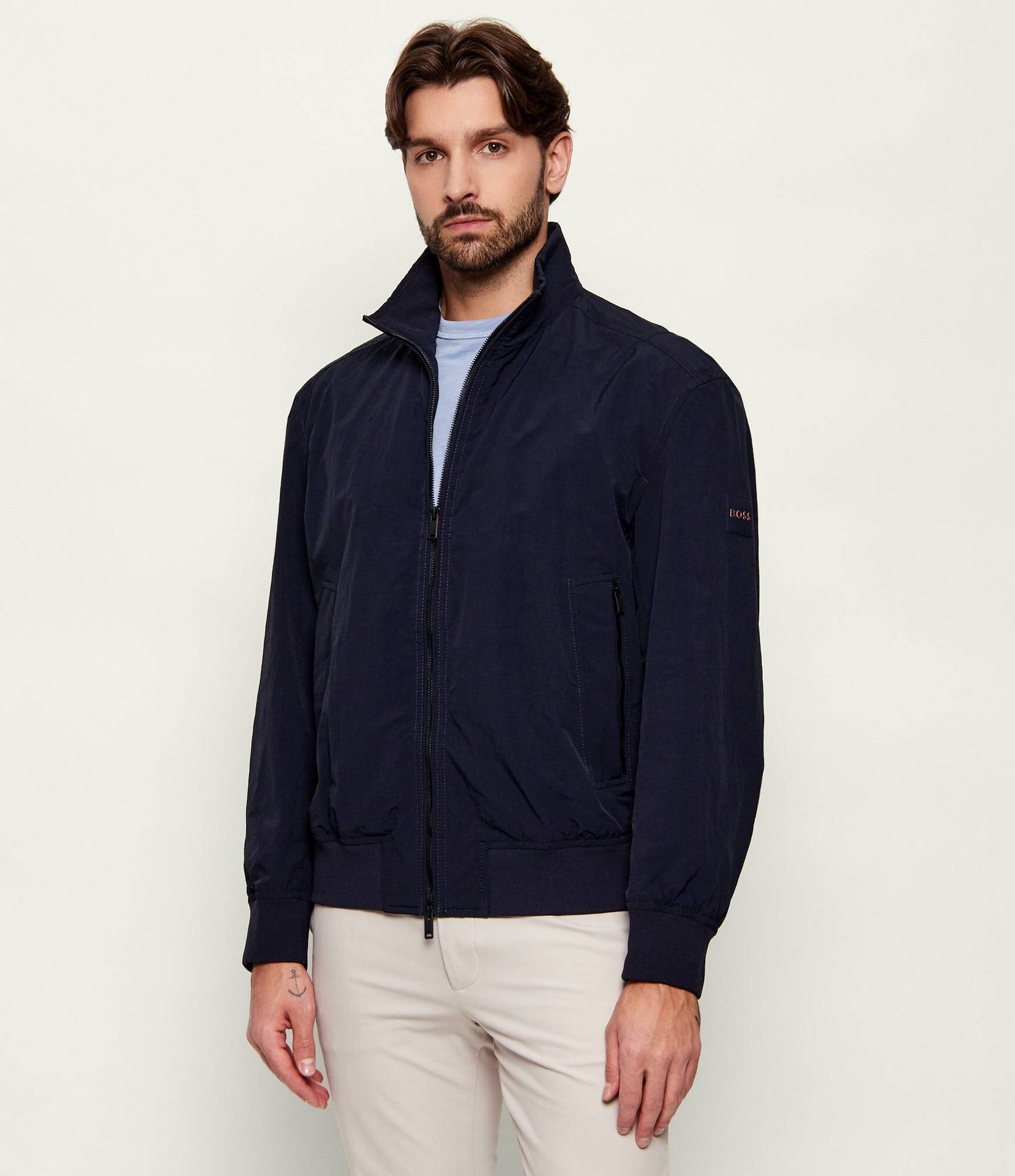 BOSS ORANGE Kurtka bomber Opens Relaxed fit