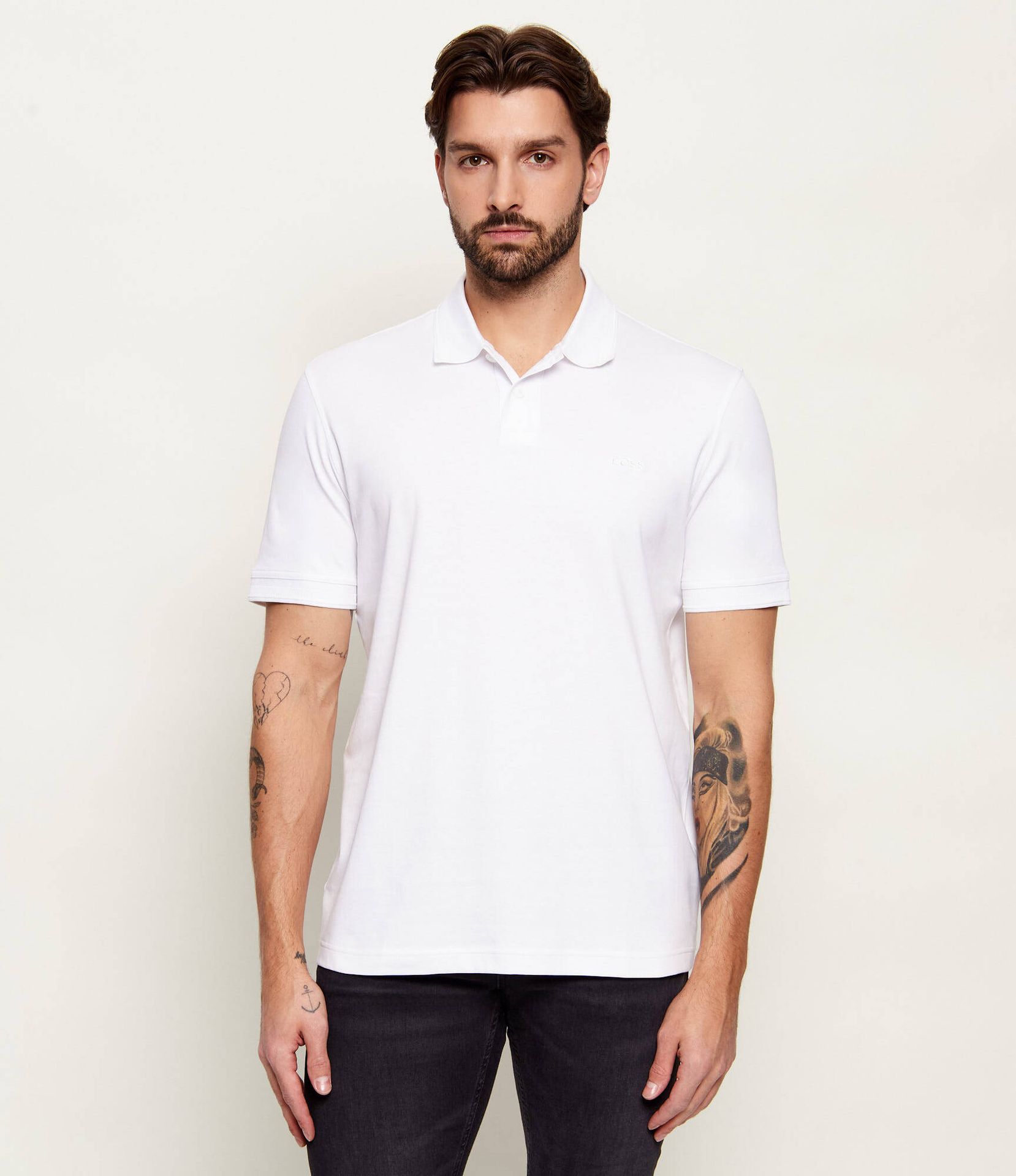 BOSS ORANGE Polo Pe_Interlock Regular Fit