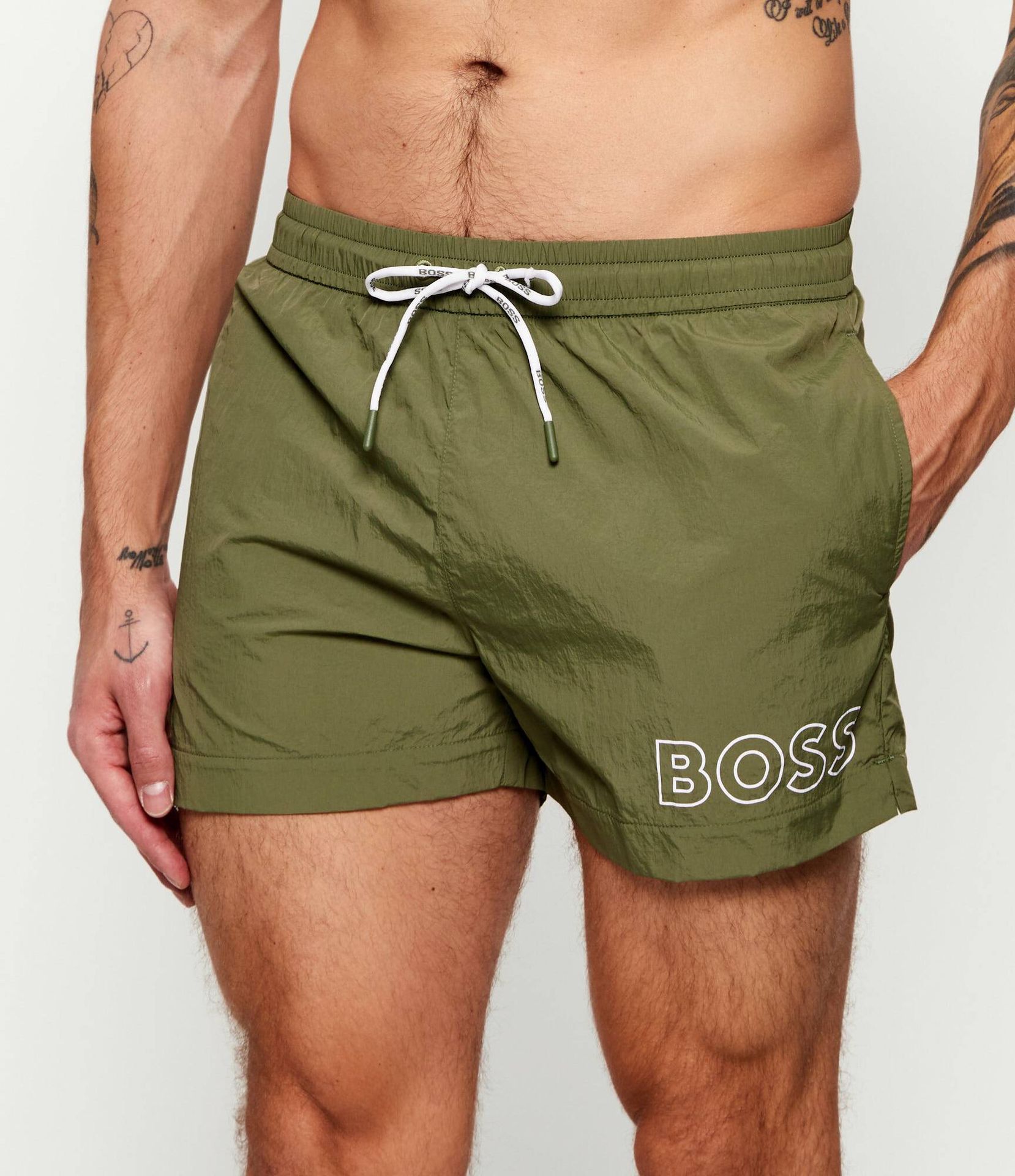 BOSS BLACK Szorty kąpielowe Mooneye Regular Fit