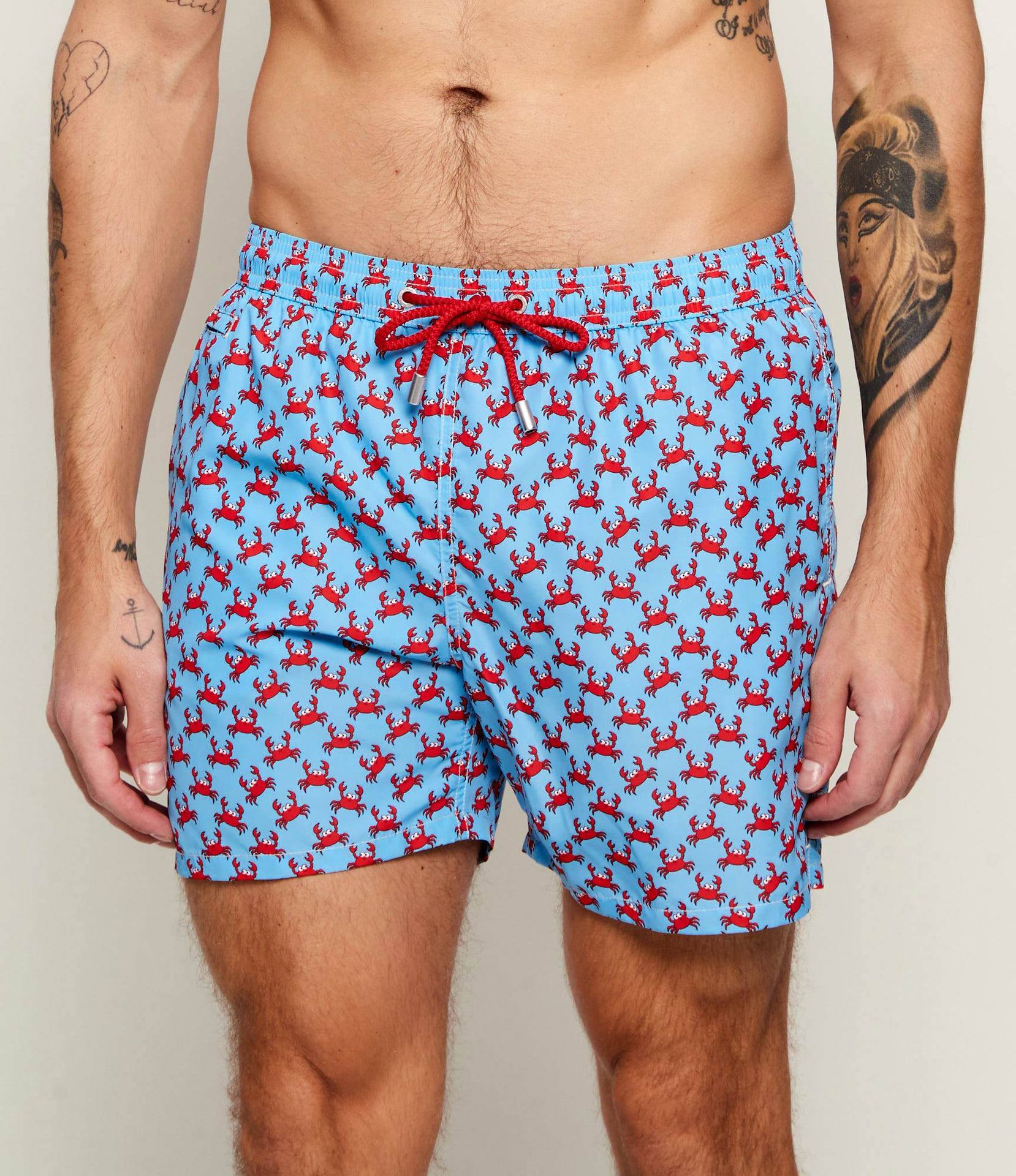 ST.Barth Szorty kąpielowe CRAB SMILE Regular Fit
