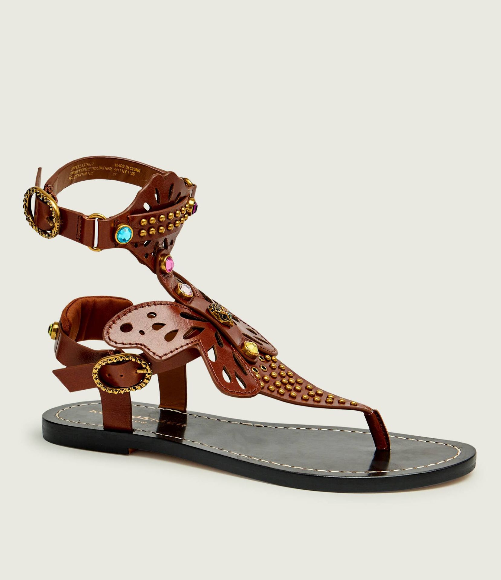 Kurt Geiger Skórzane sandały BOHO BUTTERFLY