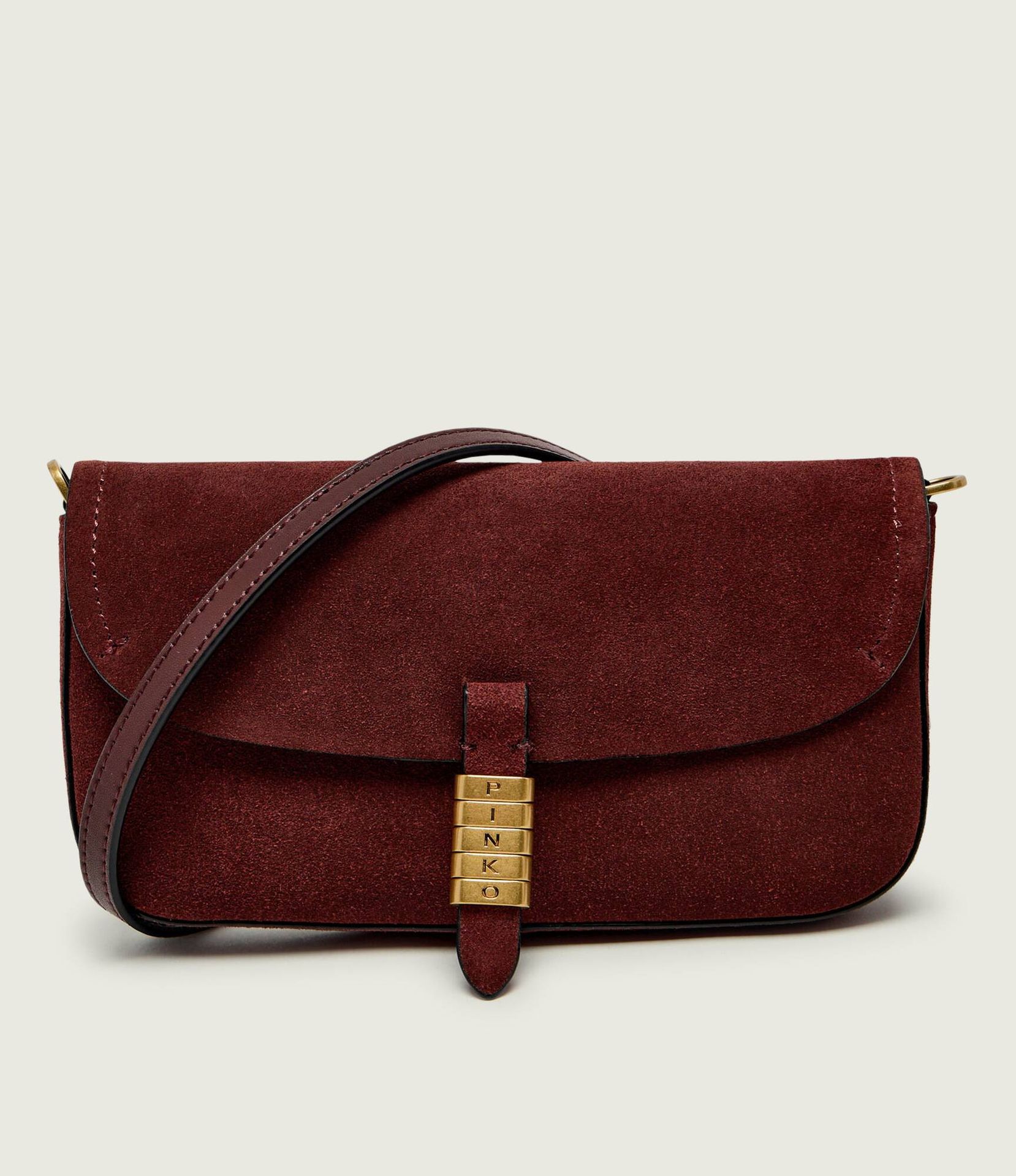 Pinko Listonoszka/kopertówka SADDLE FLAT zamsz
