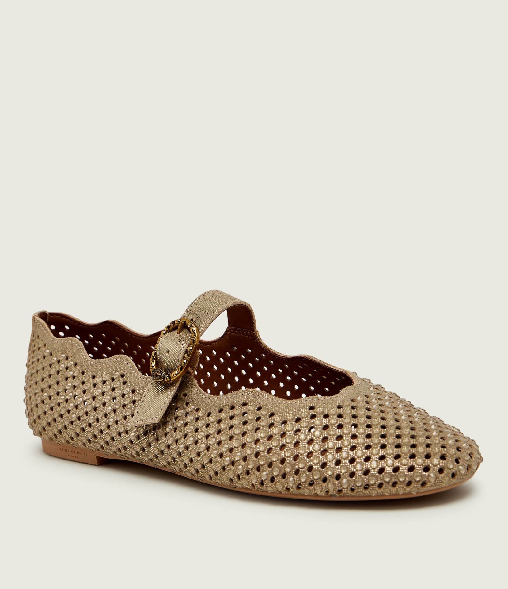 Kurt Geiger Baleriny WAVY MAYFAIR zamsz