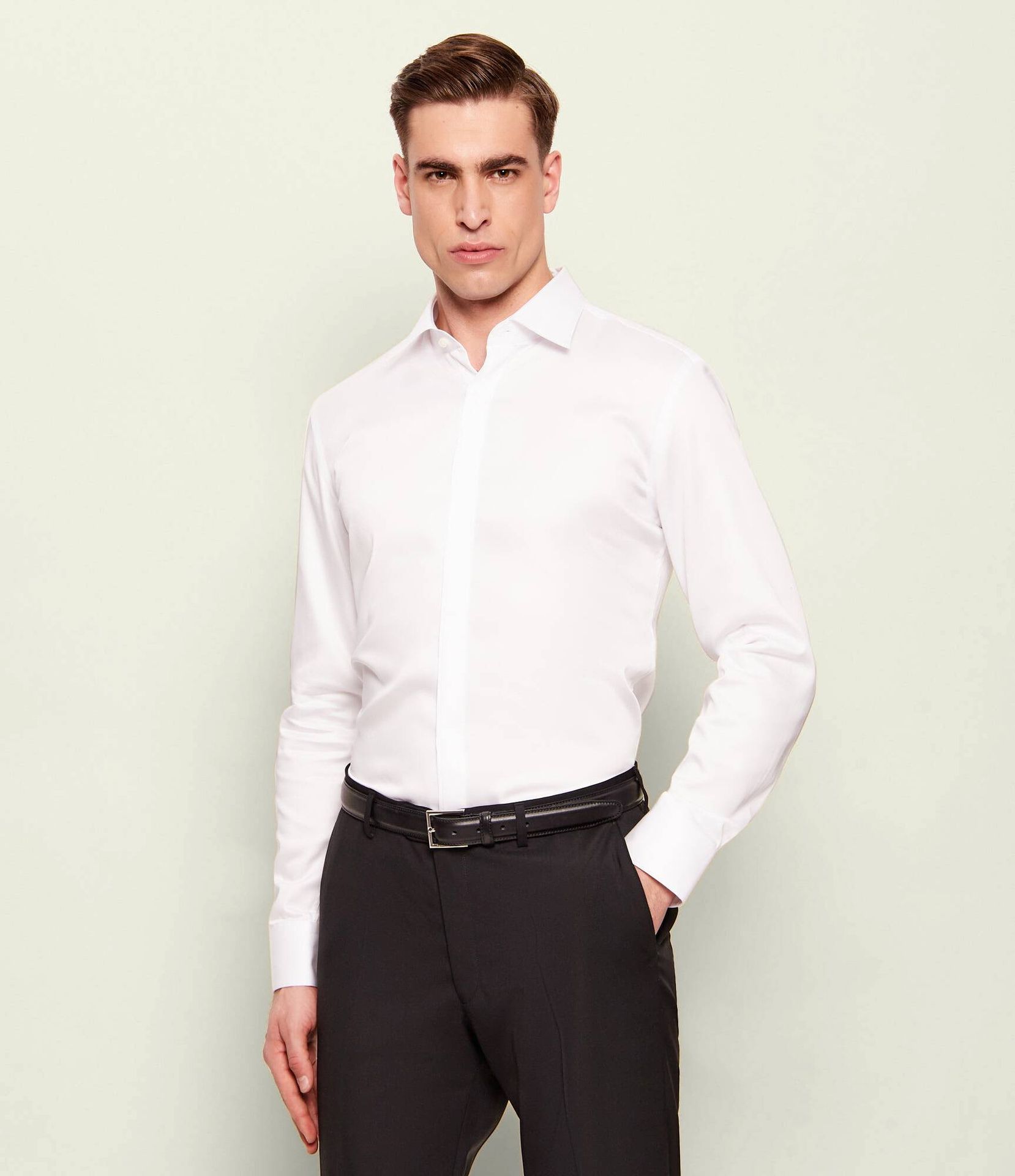 BOSS BLACK Koszula H-HANK-K-PARTY-261 Slim Fit easy iron