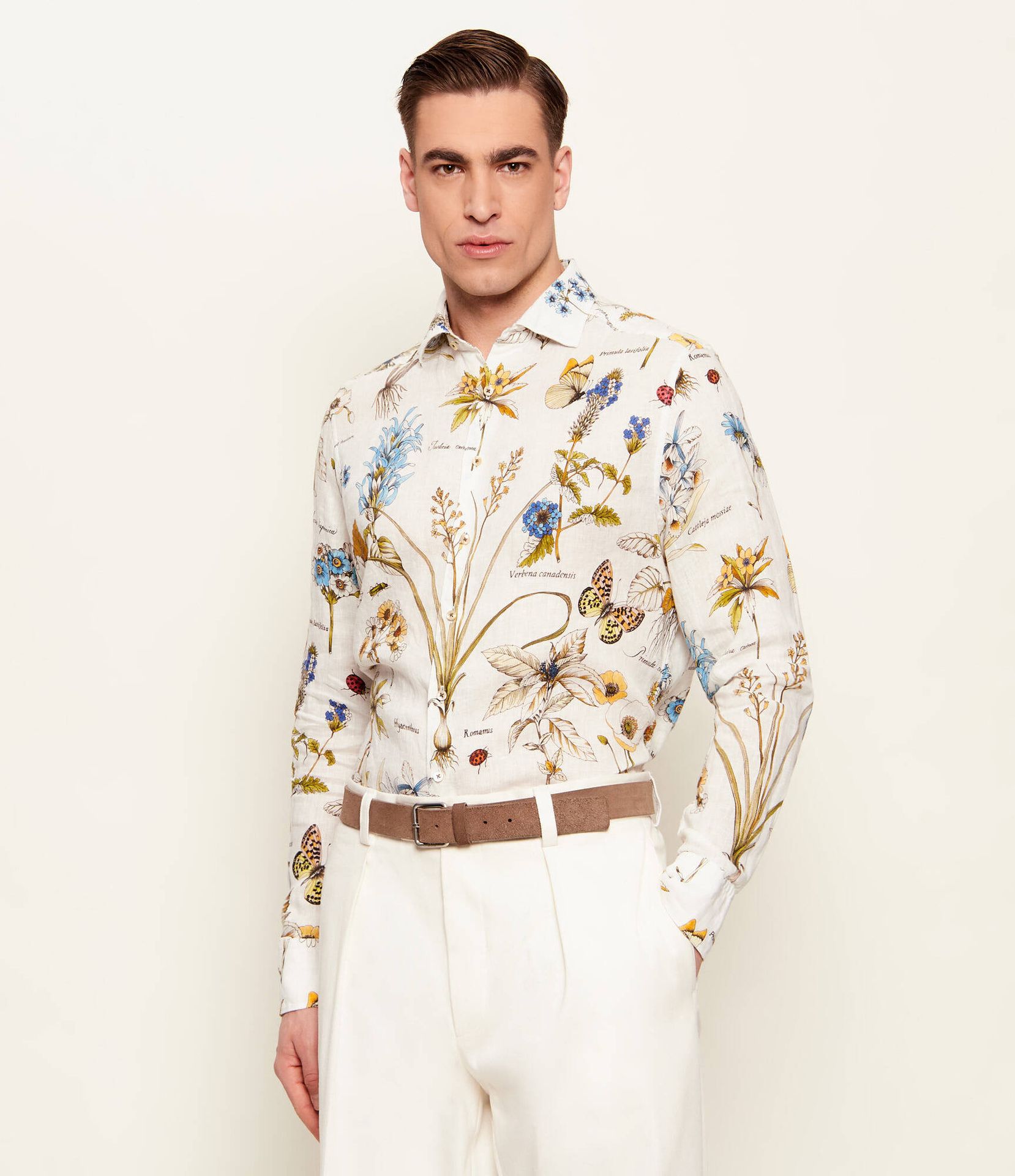 Stenströms Lniana koszula Slim Fit