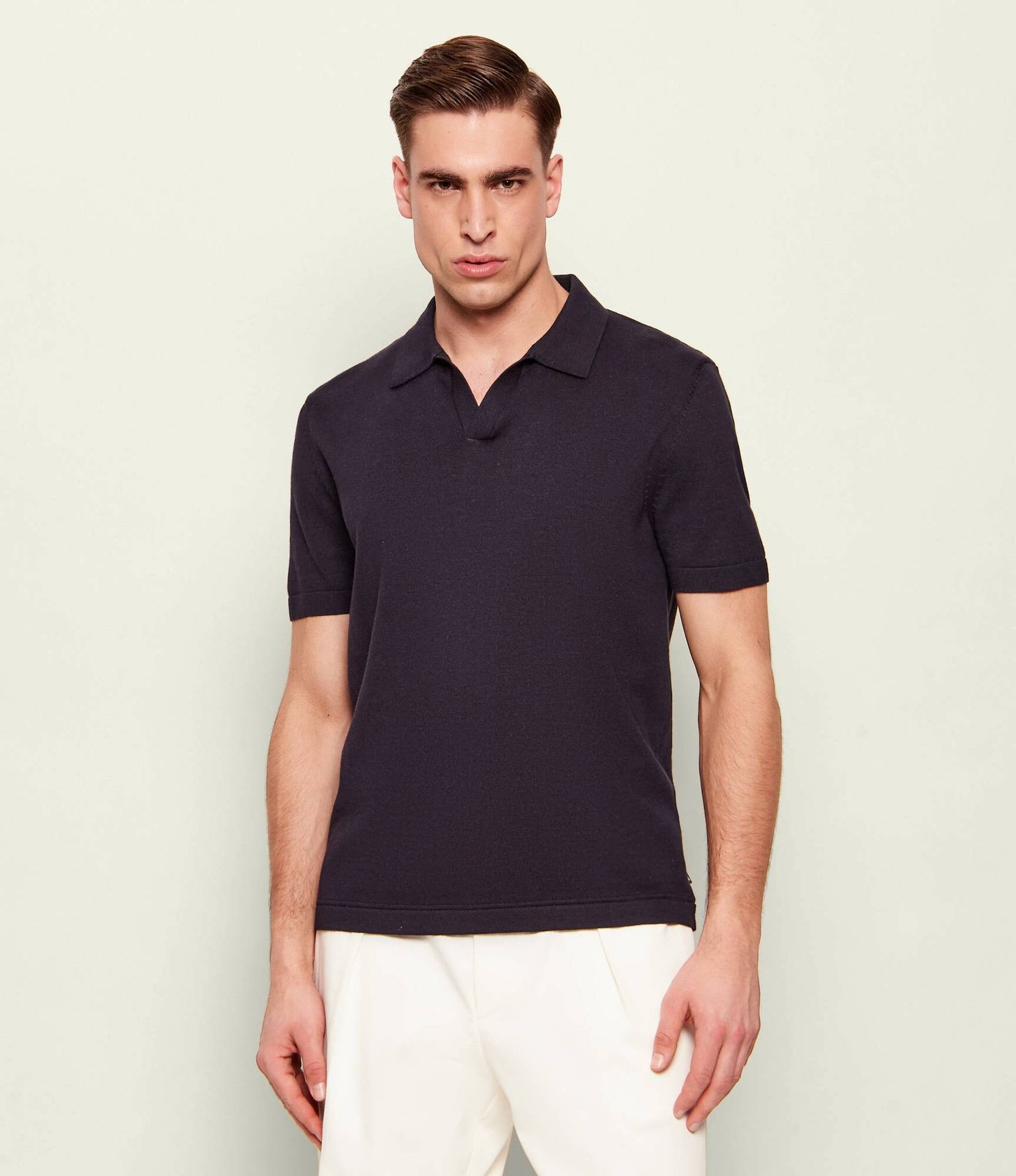 Hechter Paris Polo Regular Fit z dodatkiem jedwabiu