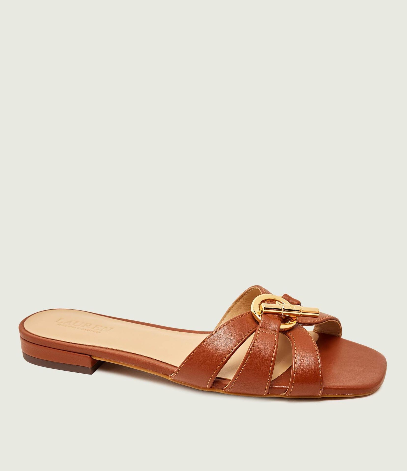 LAUREN RALPH LAUREN Skórzane klapki BLAIKE