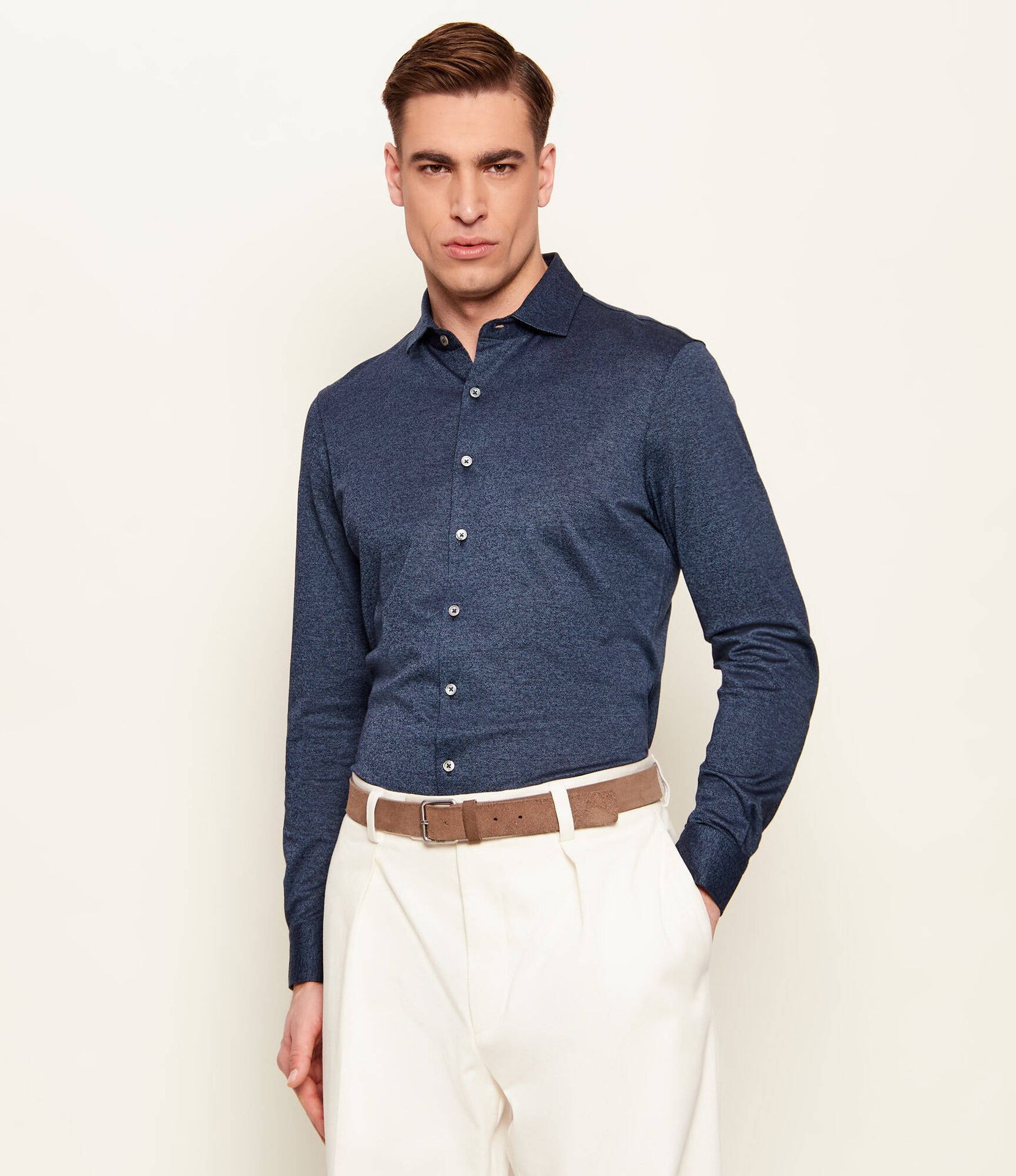 Gran Sasso Koszula Slim Fit