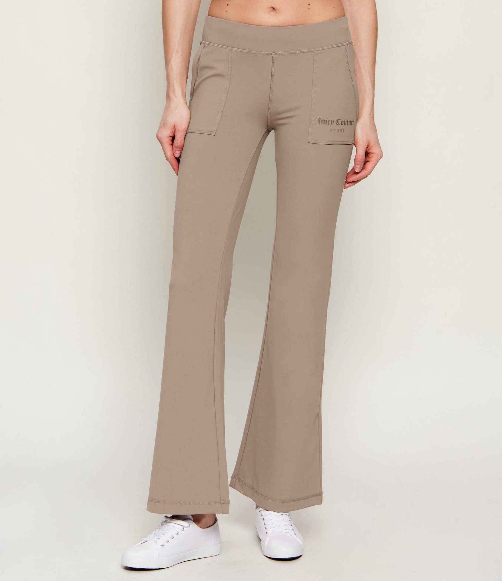 Juicy Couture Spodnie dresowe FARAH flare fit low rise