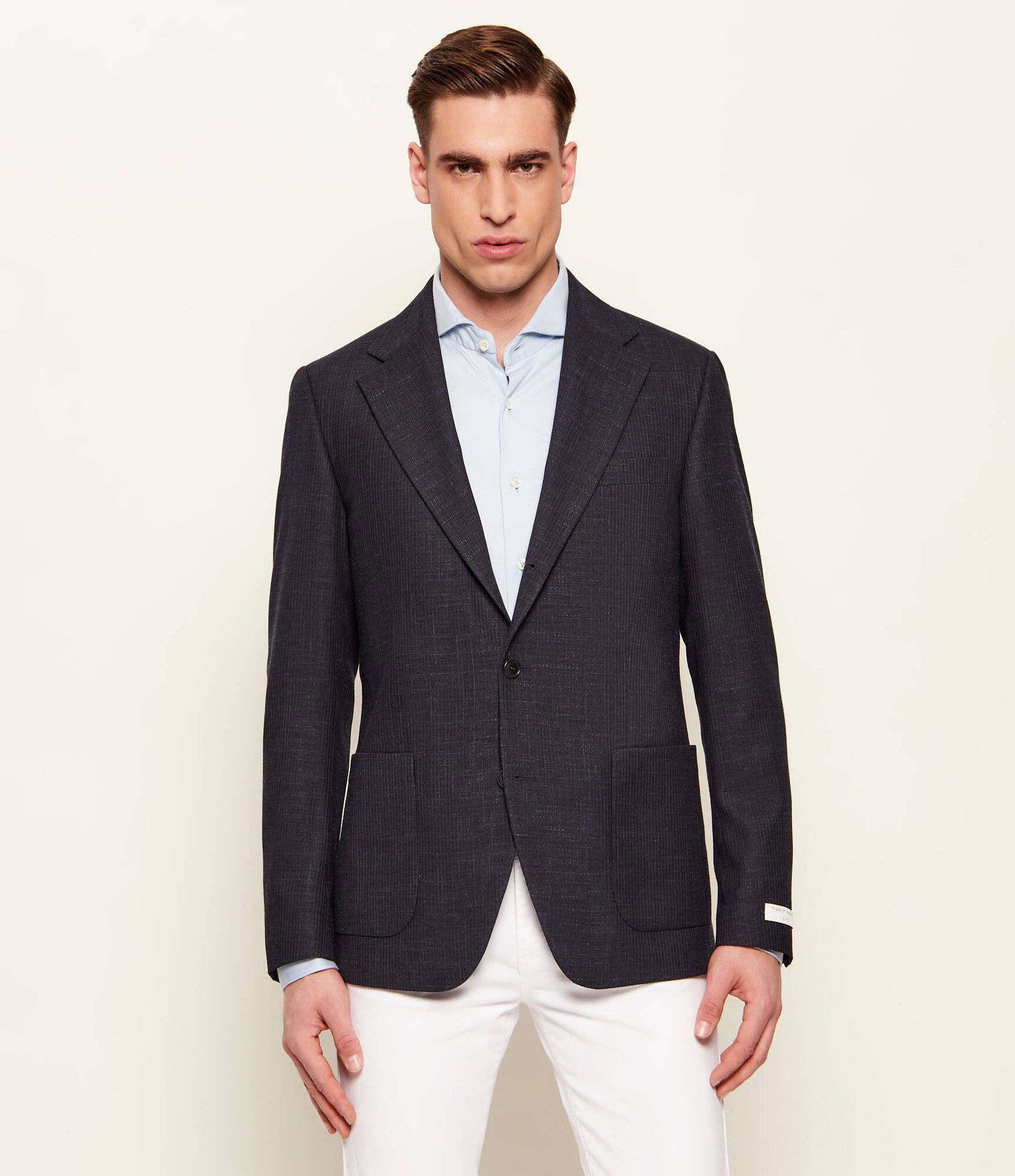 TIGER OF SWEDEN Marynarka Easer PP Slim Fit z dodatkiem wełny