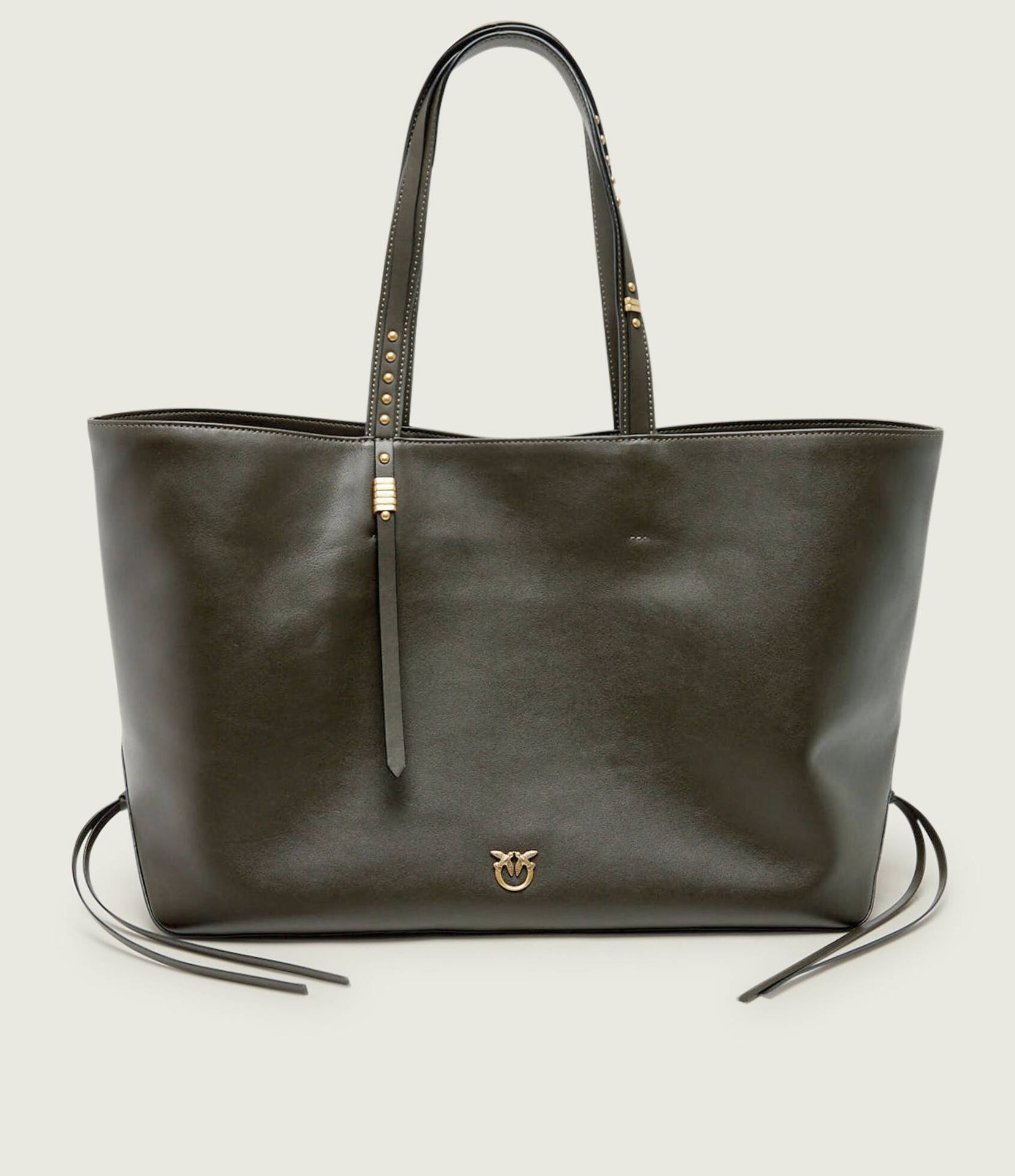 Pinko Skórzana shopperka CABAS CLASSIC
