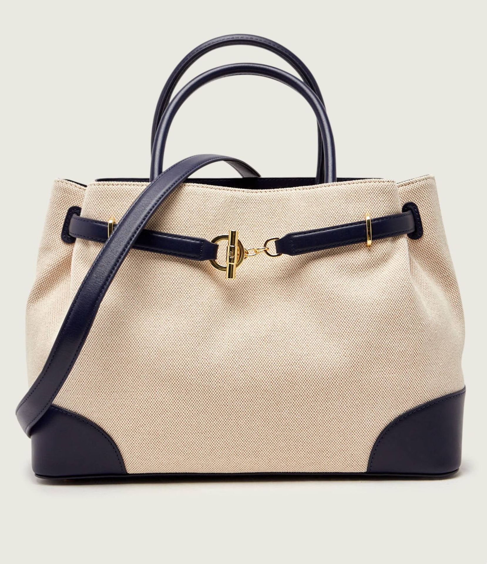 LAUREN RALPH LAUREN Kuferek Blaike z dodatkiem skóry