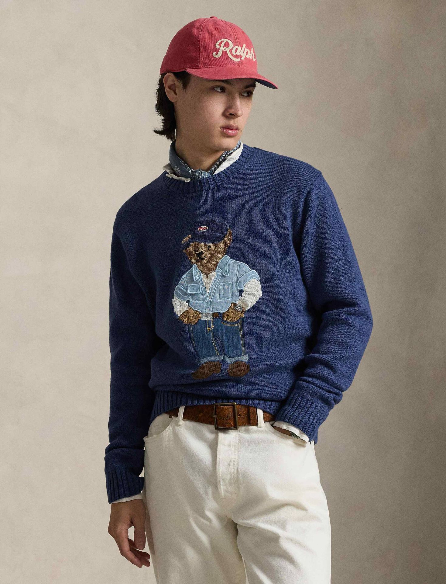 POLO RALPH LAUREN Lniany sweter Regular Fit