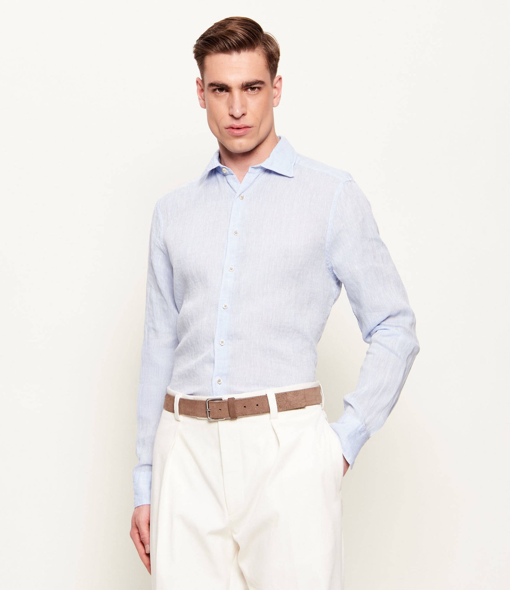 Stenströms Lniana koszula Slim Fit