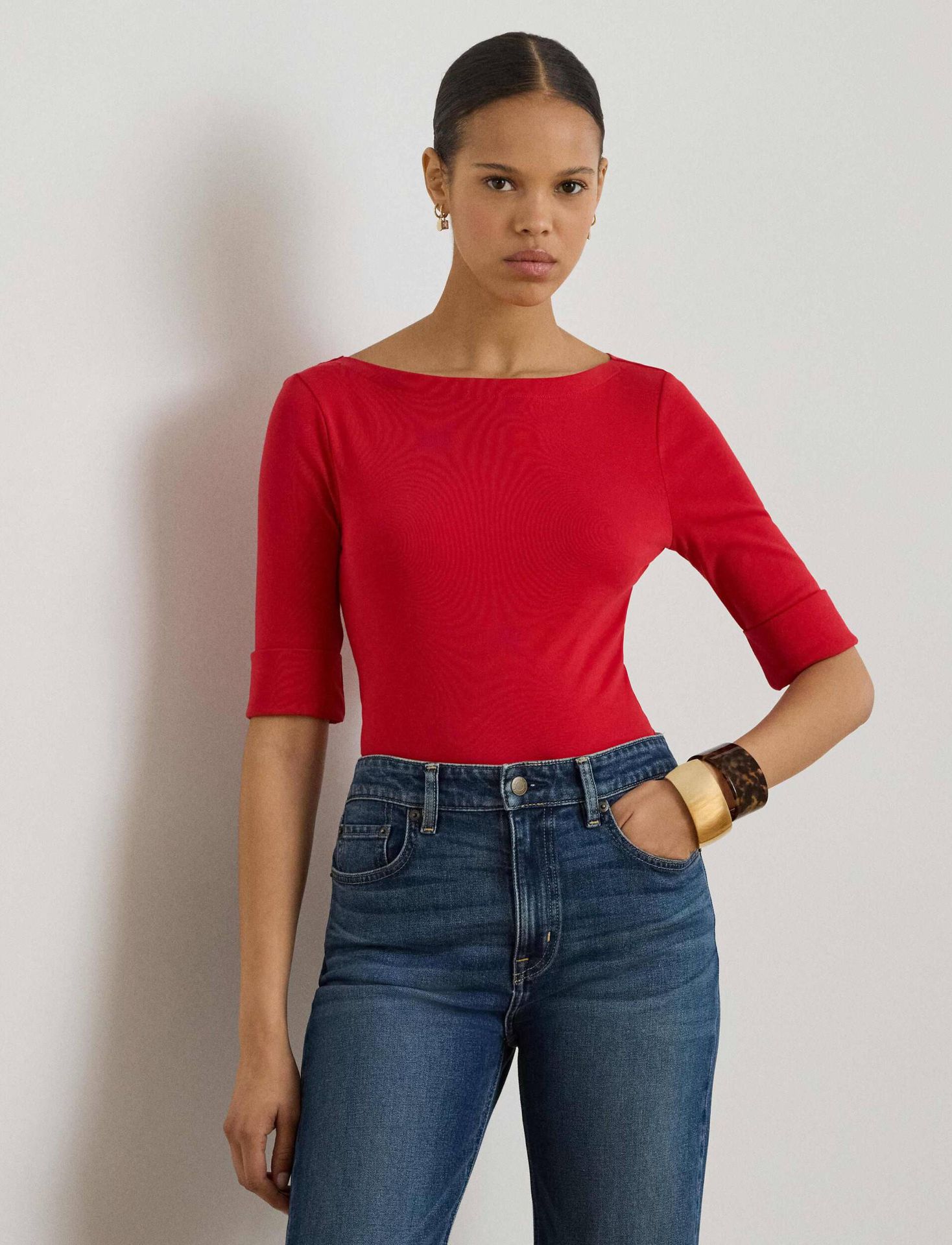 LAUREN RALPH LAUREN Bluzka JUDY Slim Fit