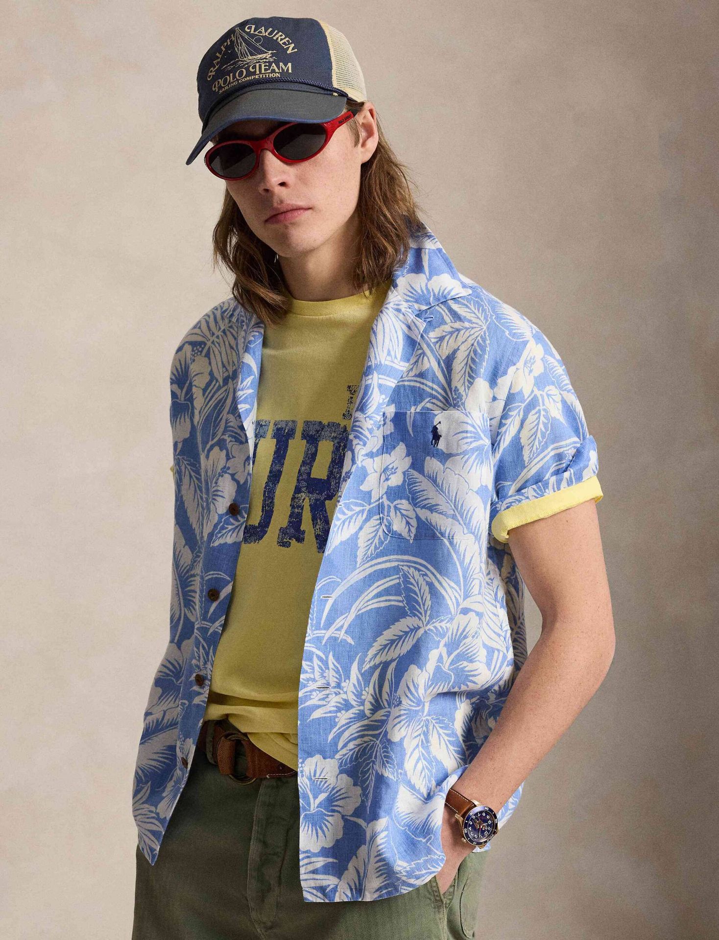 POLO RALPH LAUREN Lniana koszula Classic fit