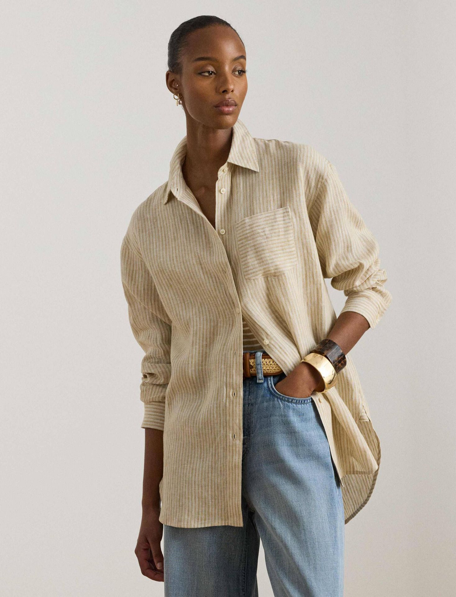 LAUREN RALPH LAUREN Lniana koszula Relaxed fit