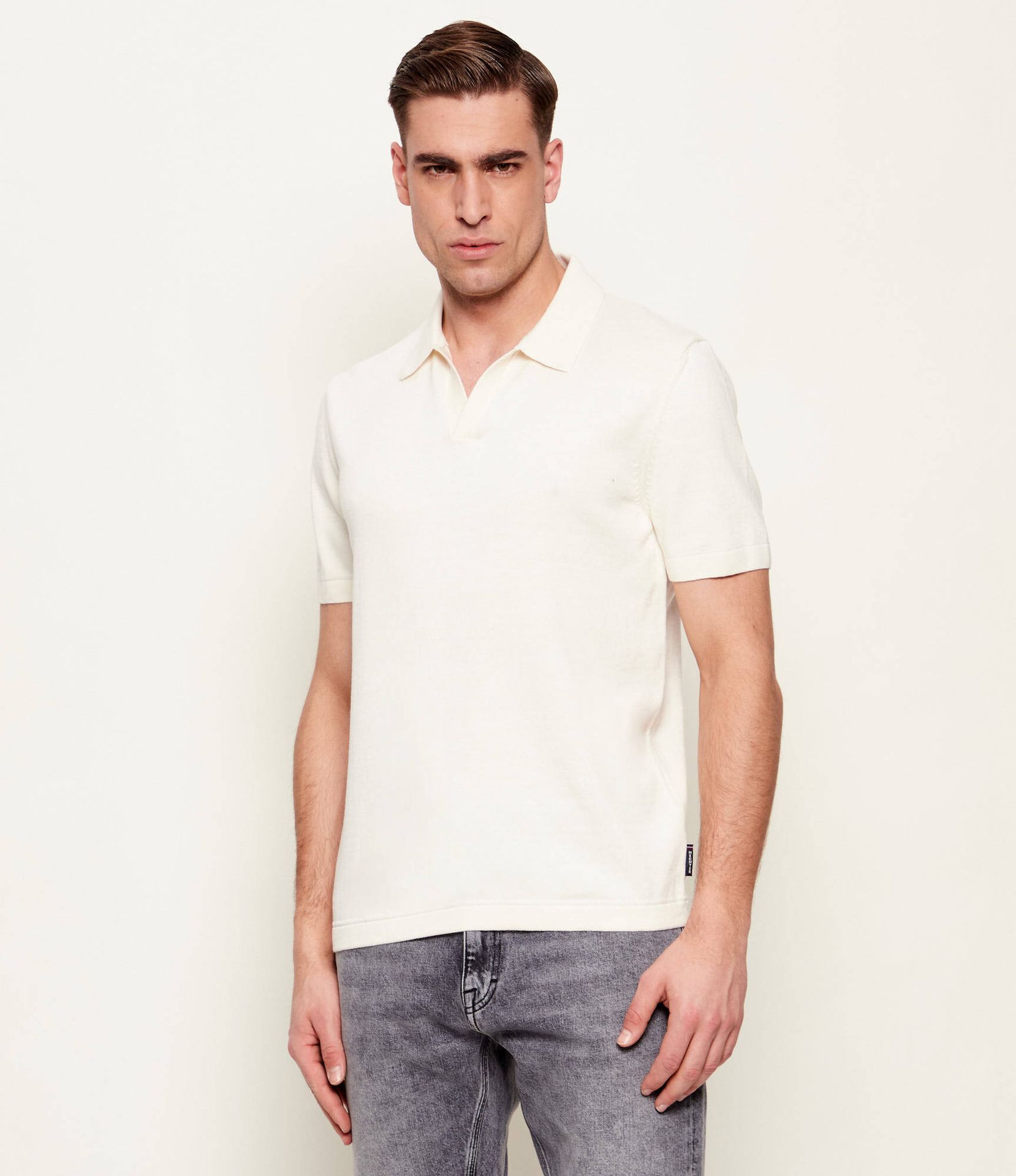Hechter Paris Polo Regular Fit z dodatkiem jedwabiu