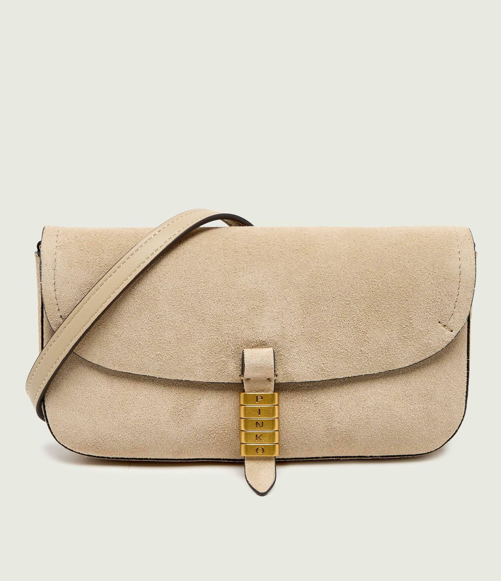 Pinko Kopertówka SADDLE zamsz