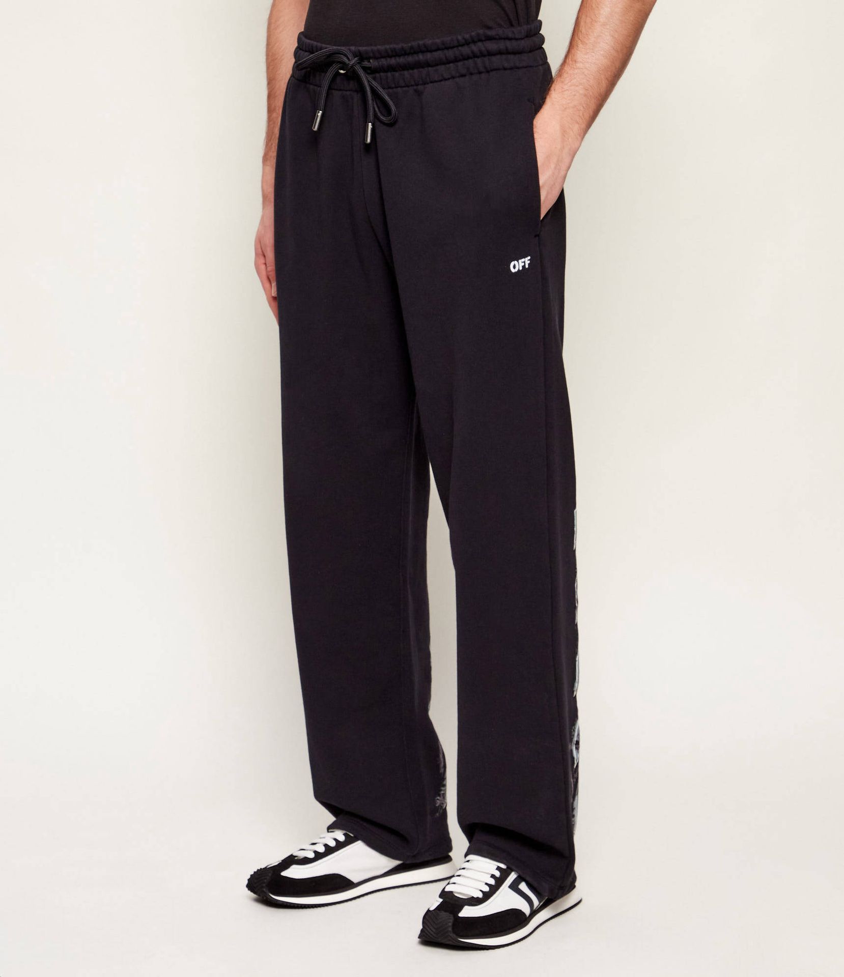 OFF-WHITE Spodnie dresowe PAINT ARROWS Relaxed fit
