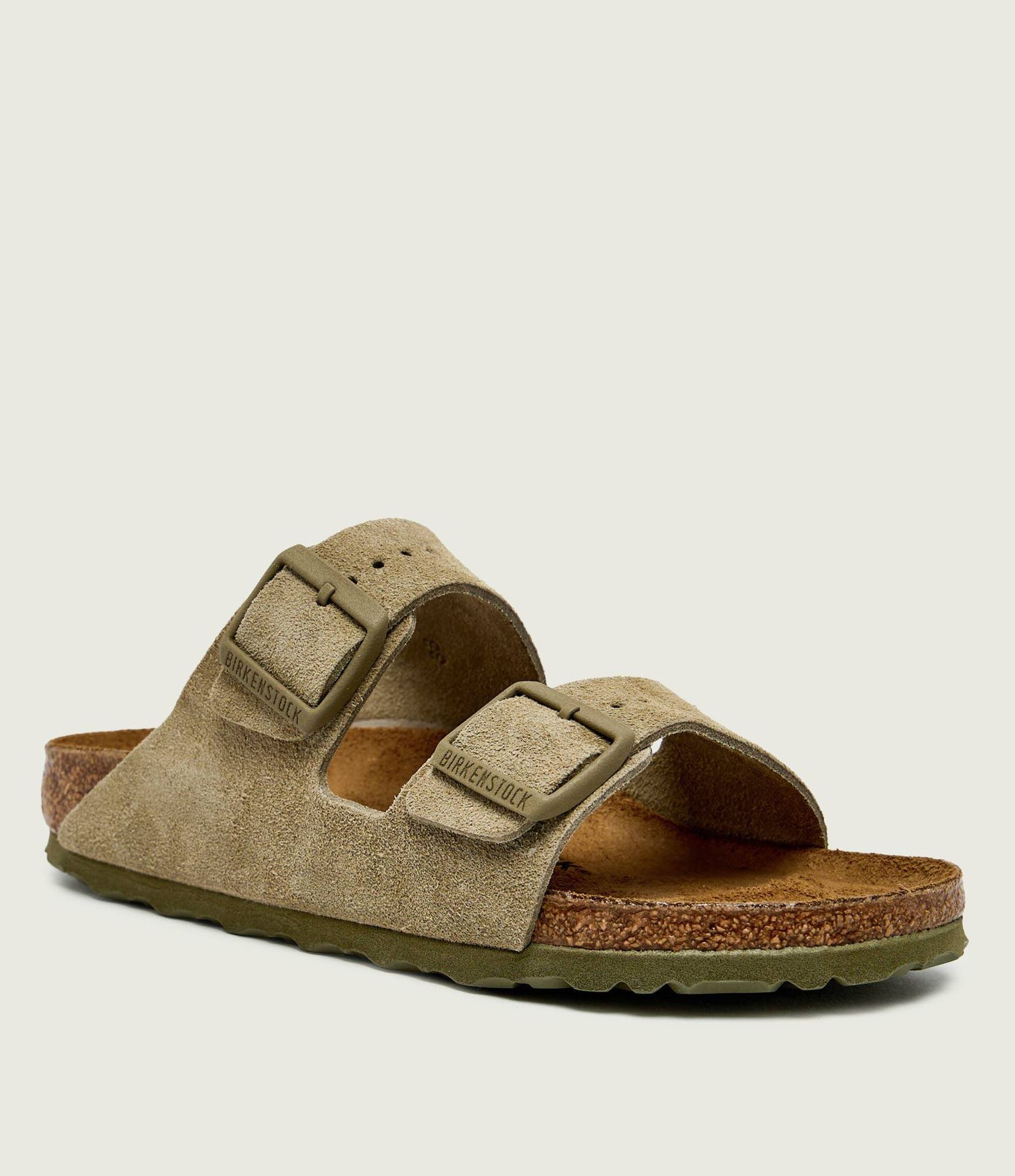 Birkenstock Klapki Arizona narrow fit zamsz
